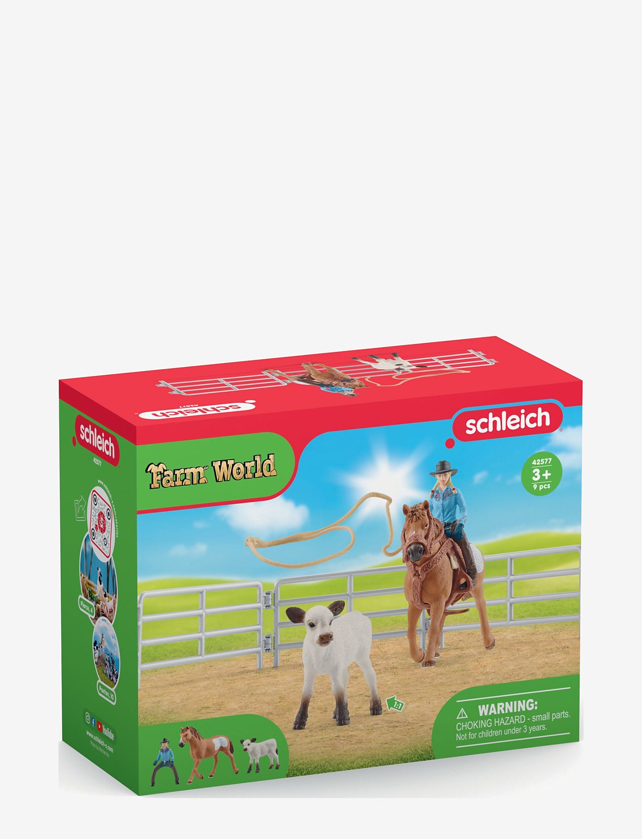 Schleich - Schleich Cowgirl Team Roping Fun - dyr - multi - 2