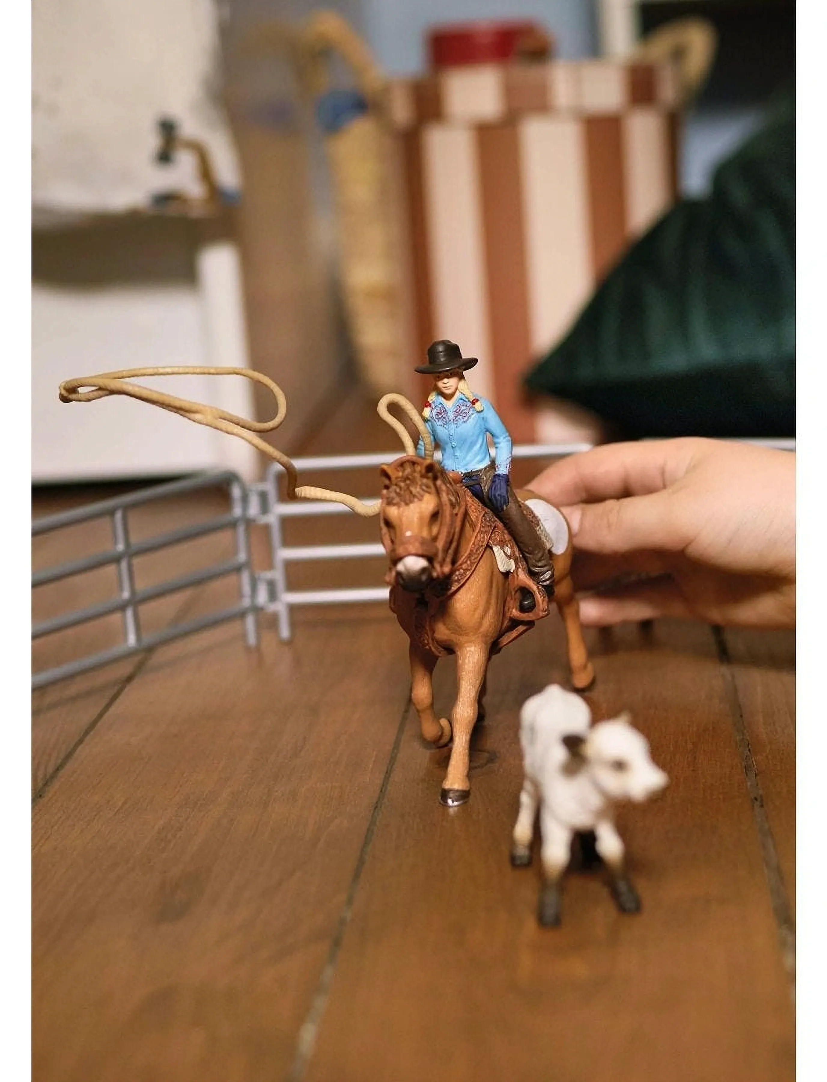 Schleich Cowgirl Team Roping Fun, Børn, Dyr, Multi/mønstret, Str: ONE SIZE