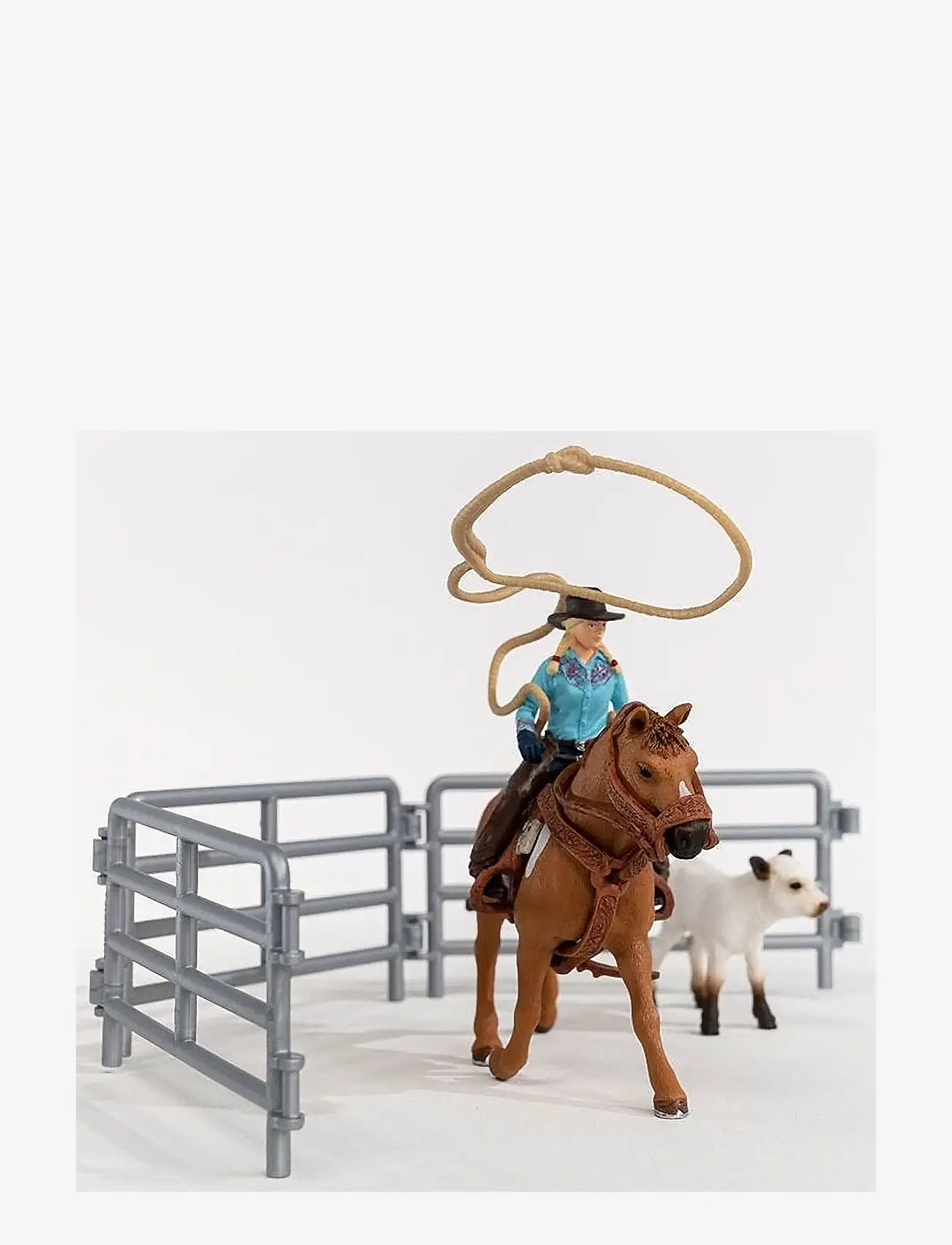 Schleich - Schleich Cowgirl Team Roping Fun - dyr - multi - 3