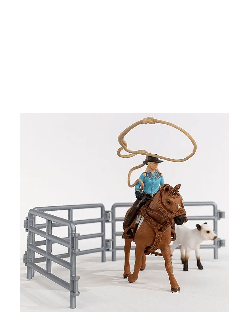 Schleich - Schleich Cowgirl Team Roping Fun - dýr - multi - 3