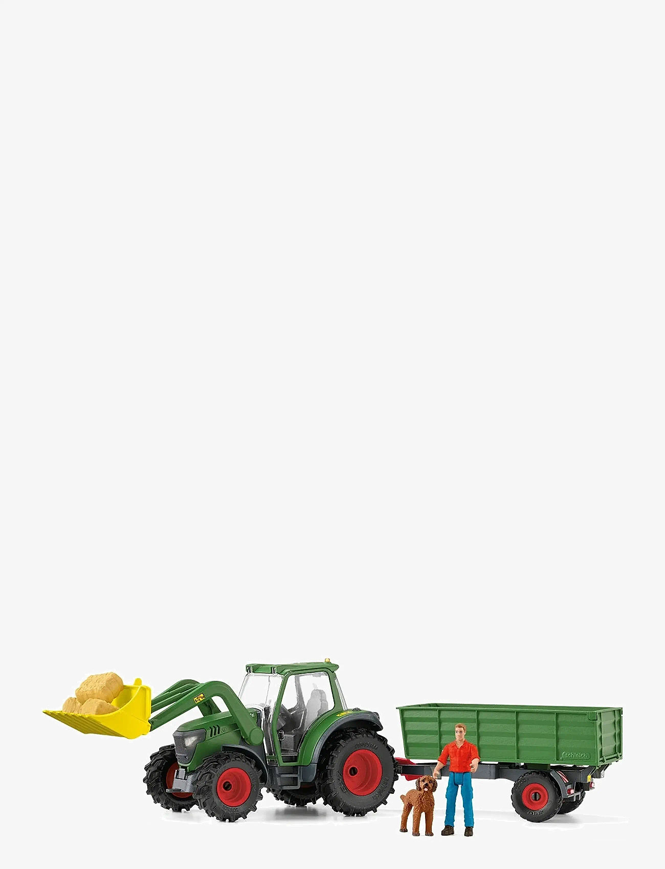 Schleich - Schleich Tractor with Trailer - traktorer - multi - 1