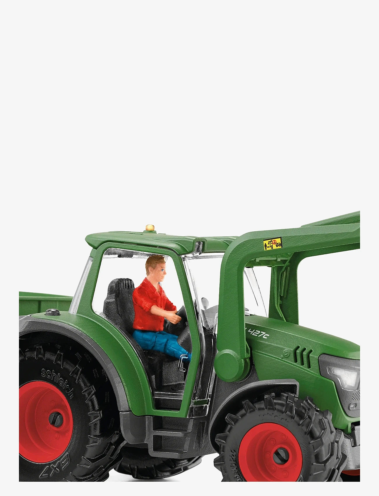 Schleich - Schleich Tractor with Trailer - traktorer - multi - 5