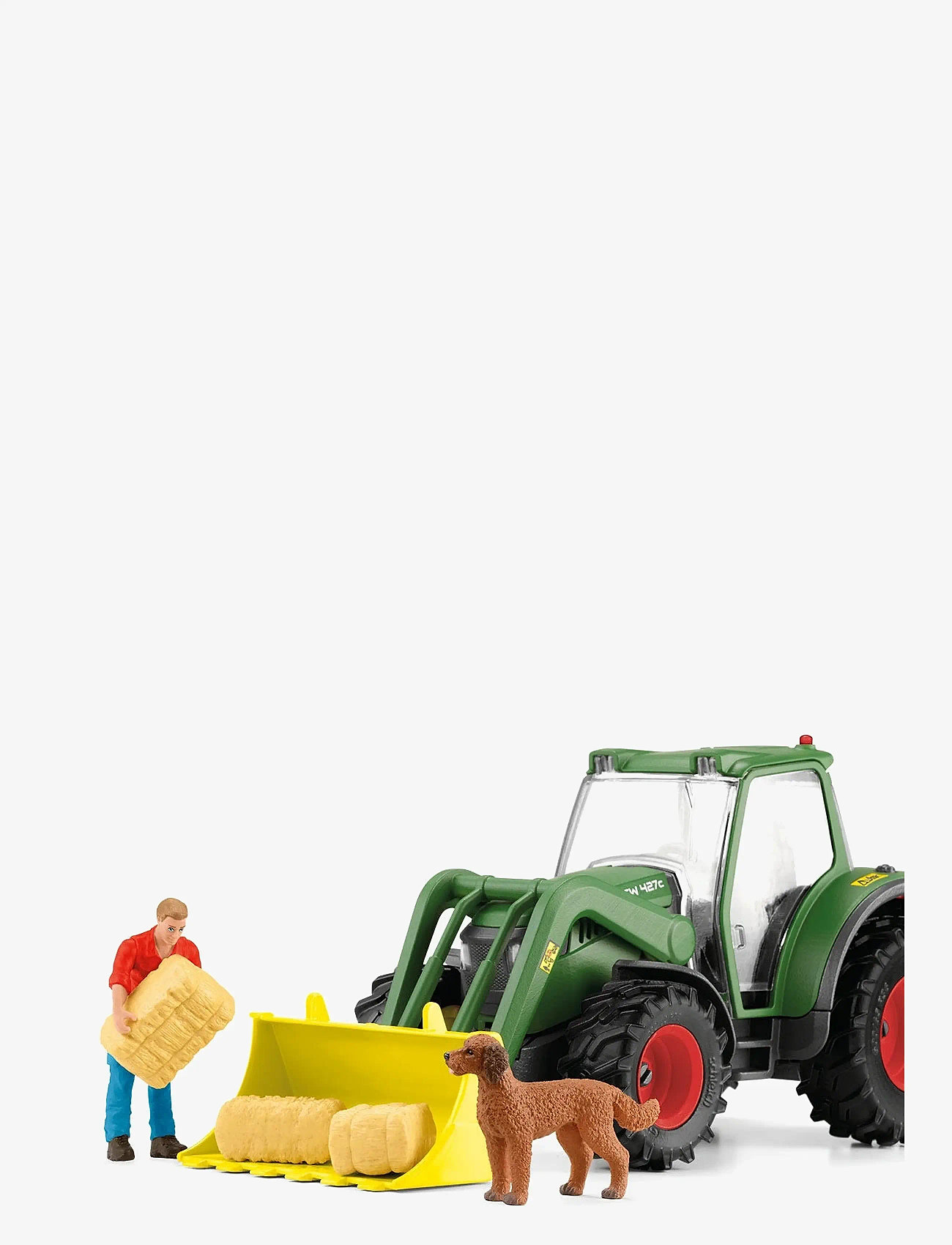 Schleich - Schleich Tractor with Trailer - kjøretøy - multi - 5