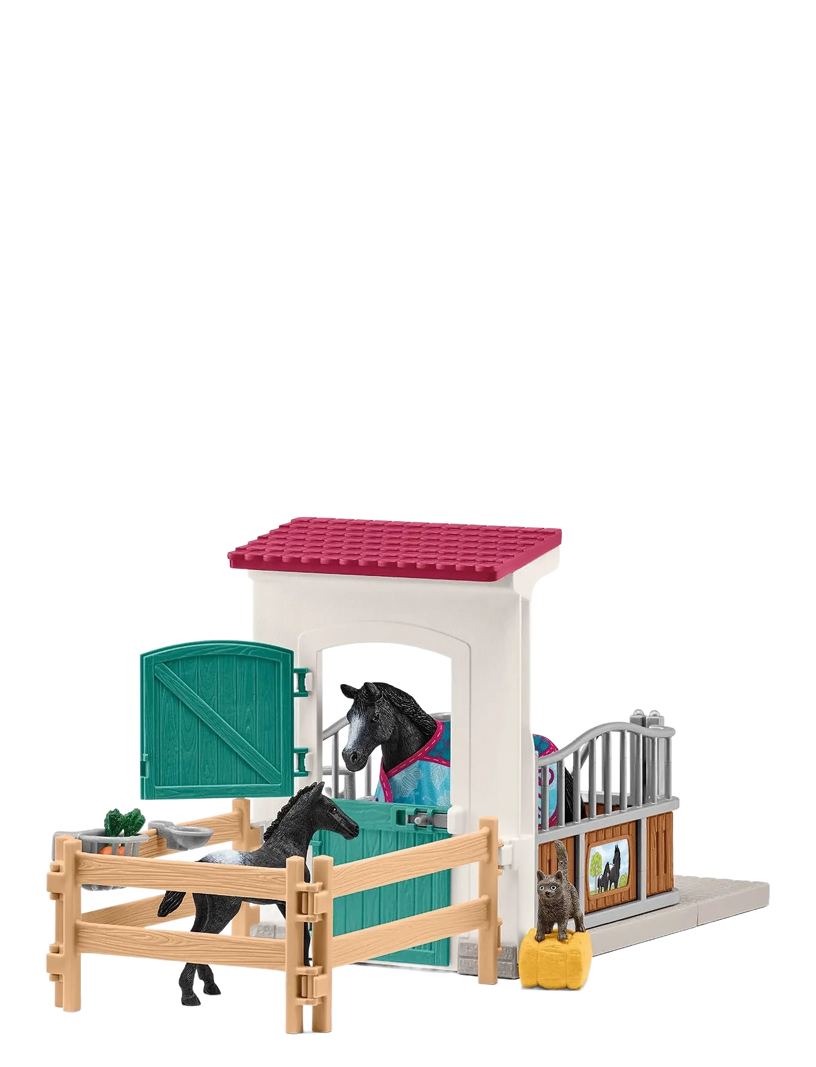 Schleich - Schleich Horse Box with Mare and Foal - legesæt - multi - 2