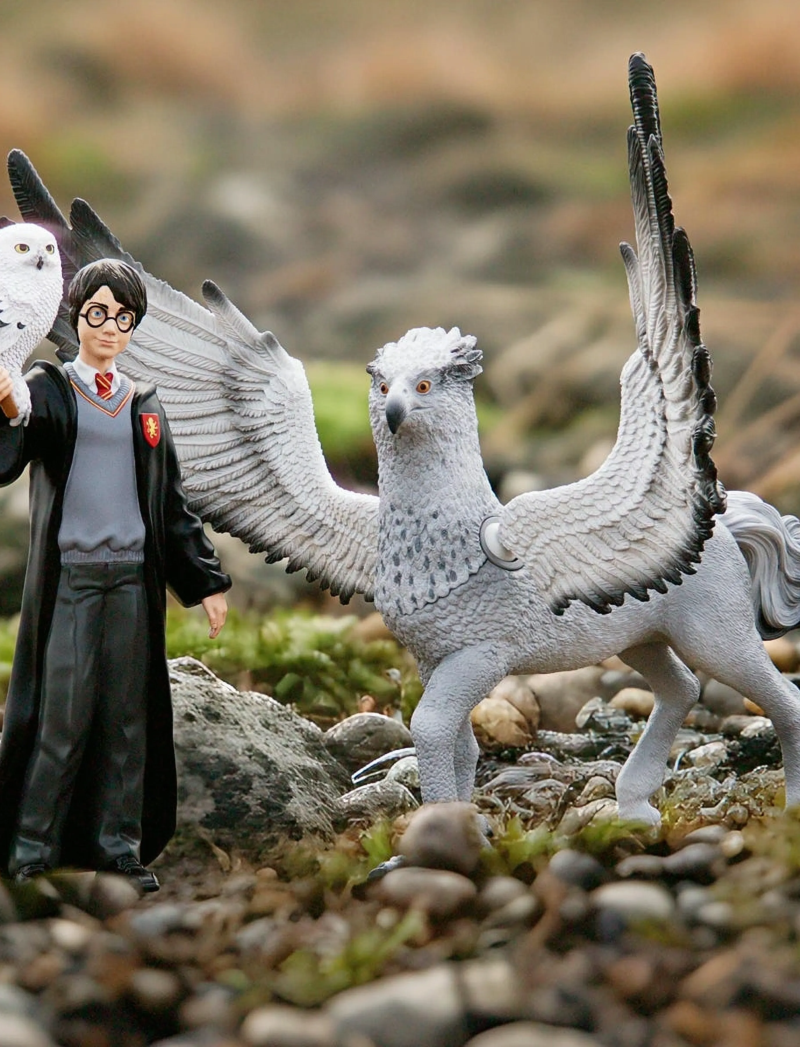 Schleich - Schleich HP Harry Potter & Hedwig - legesæt - multi - 4