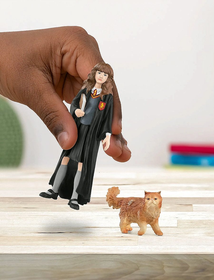 Schleich - Schleich HP Hermione Granger & Crookshanks - leikfangasett - multi - 0