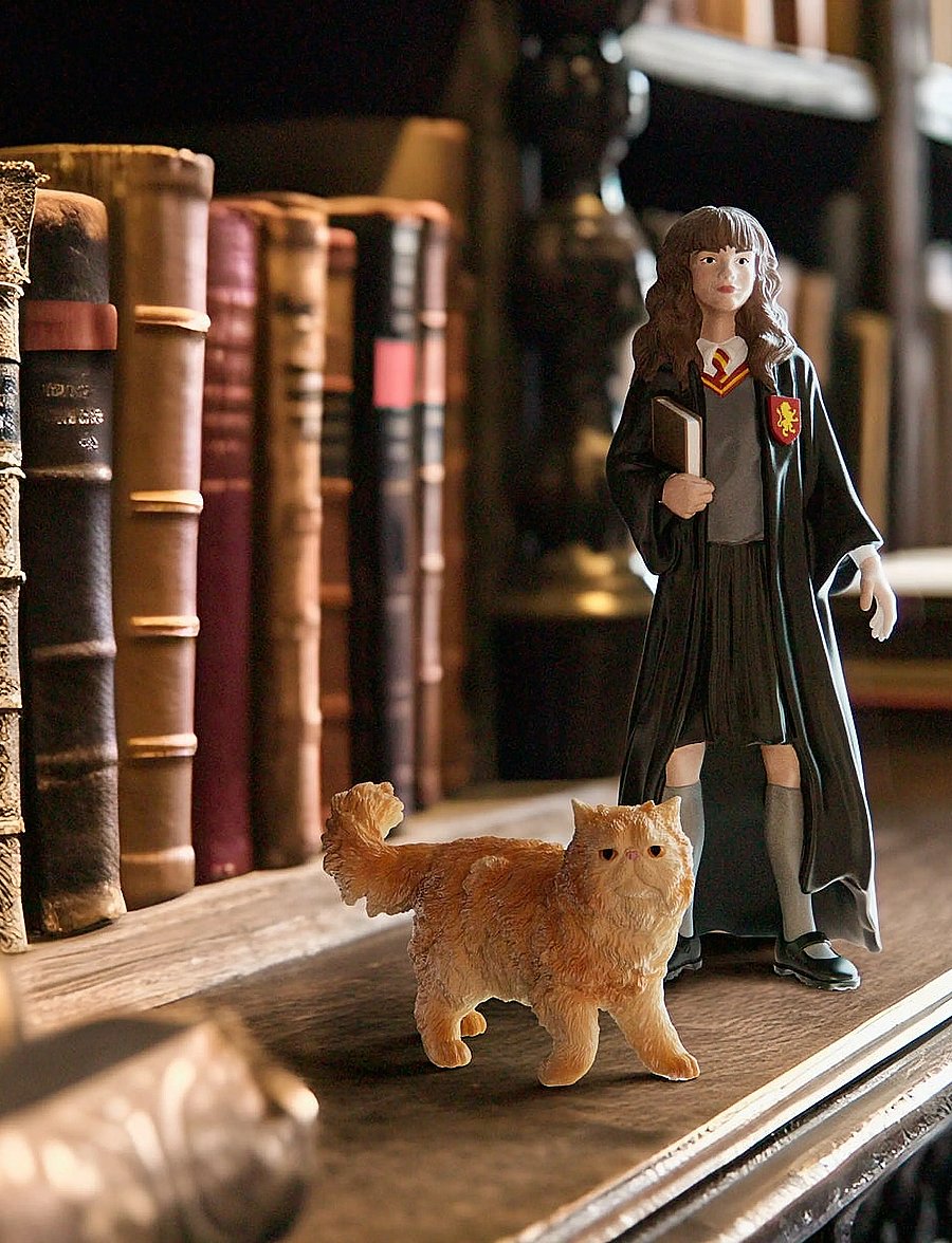 Schleich - Schleich HP Hermione Granger & Crookshanks - leikfangasett - multi - 3