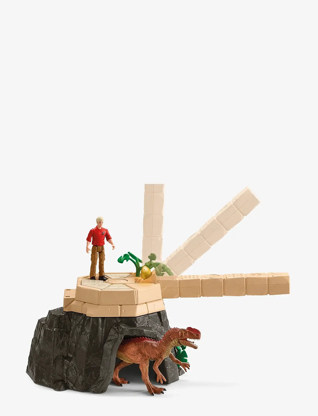 Schleich - Schleich Dino Temple Conquest - legesæt - multi - 3