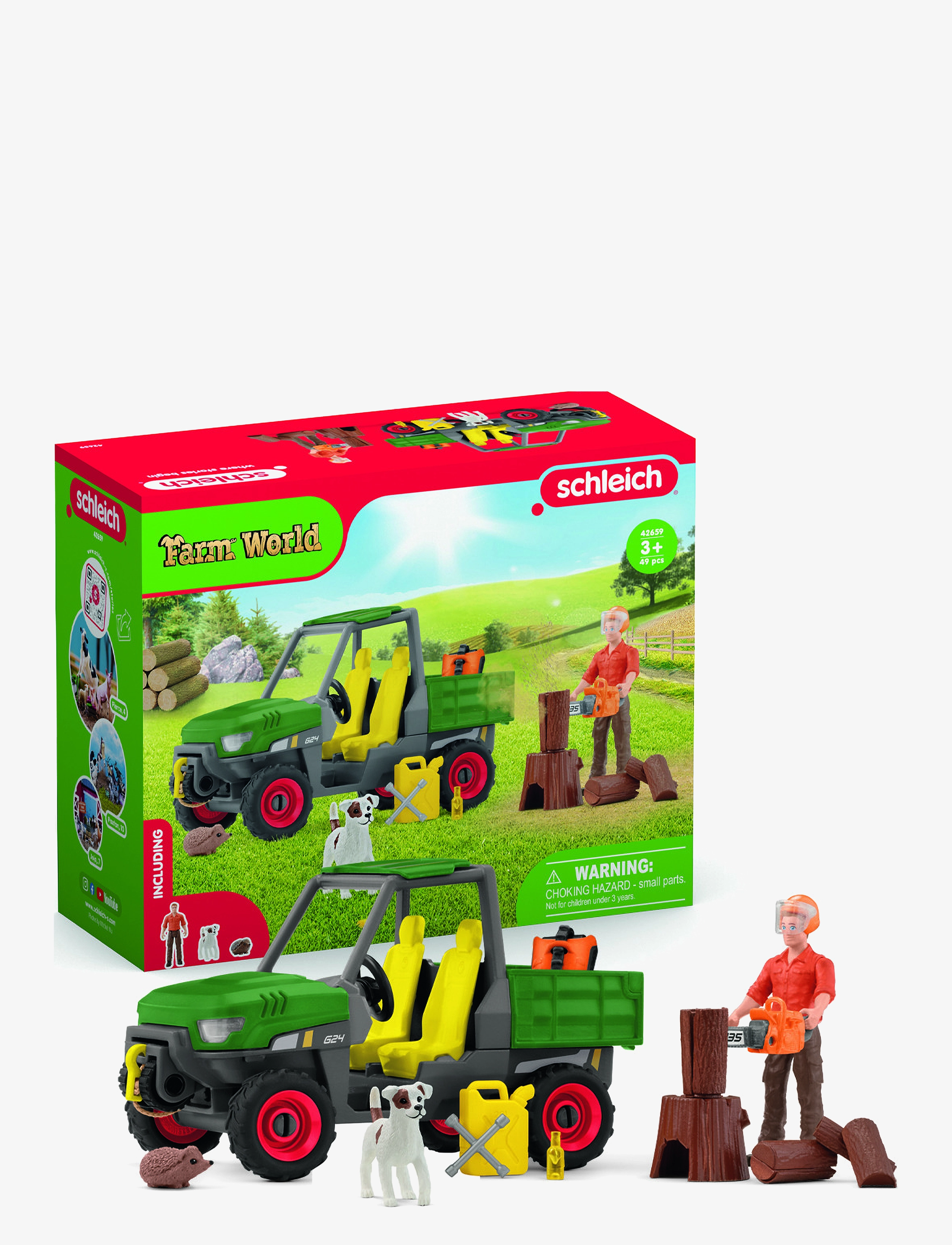 Schleich Working In The Forest, Børn, Tractors, Multi/mønstret, Str: ONE SIZE