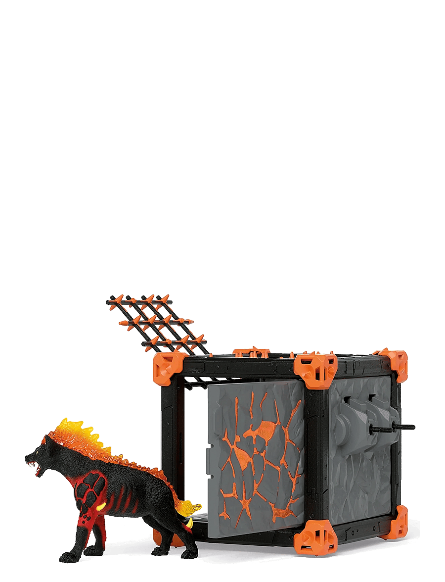 Schleich - Schleich BattleCave Lava Hyena - hasarfígúrur - multi - 5