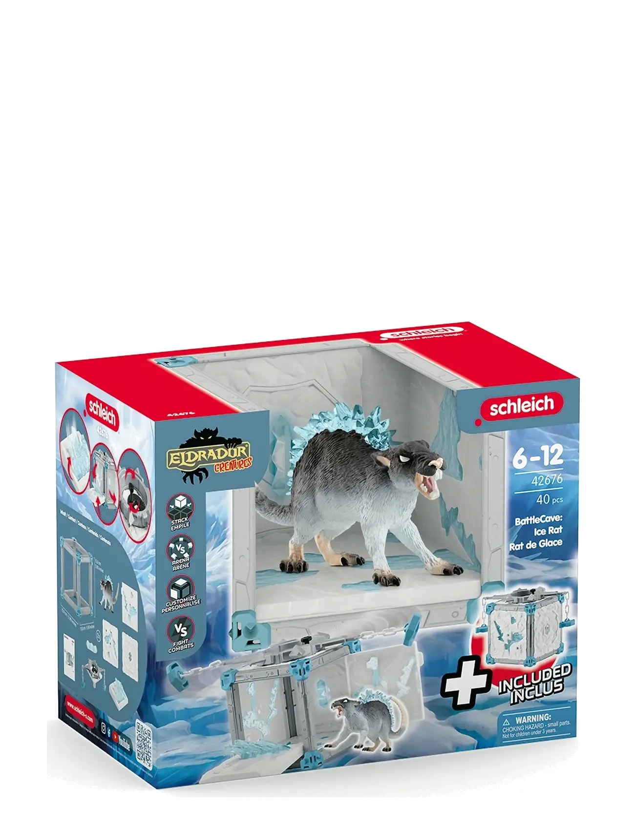 Schleich - Schleich BattleCave Ice Rat - leikkisetit - multi - 5