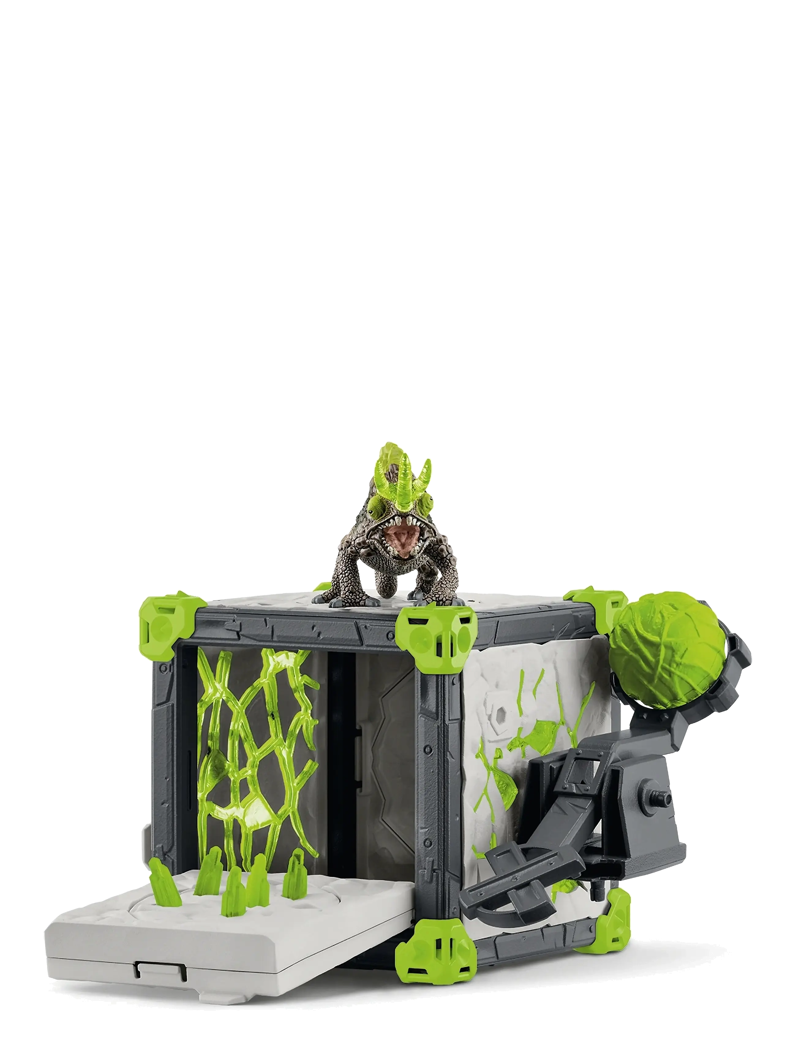 Schleich - Schleich BattleCave Stone Chameleon - legesæt - multi - 1