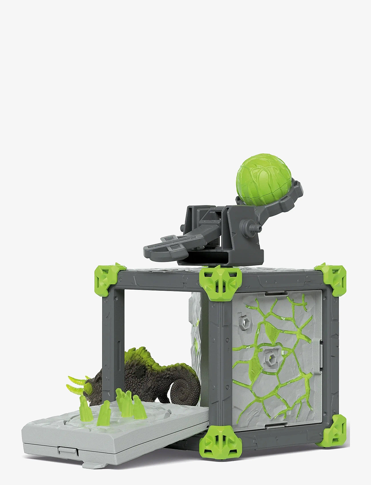 Schleich - Schleich BattleCave Stone Chameleon - legesæt - multi - 2