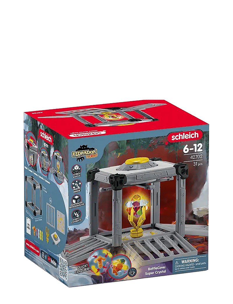 Schleich - Schleich BattleCave Super Crystals - hasarfígúrur - multi - 5