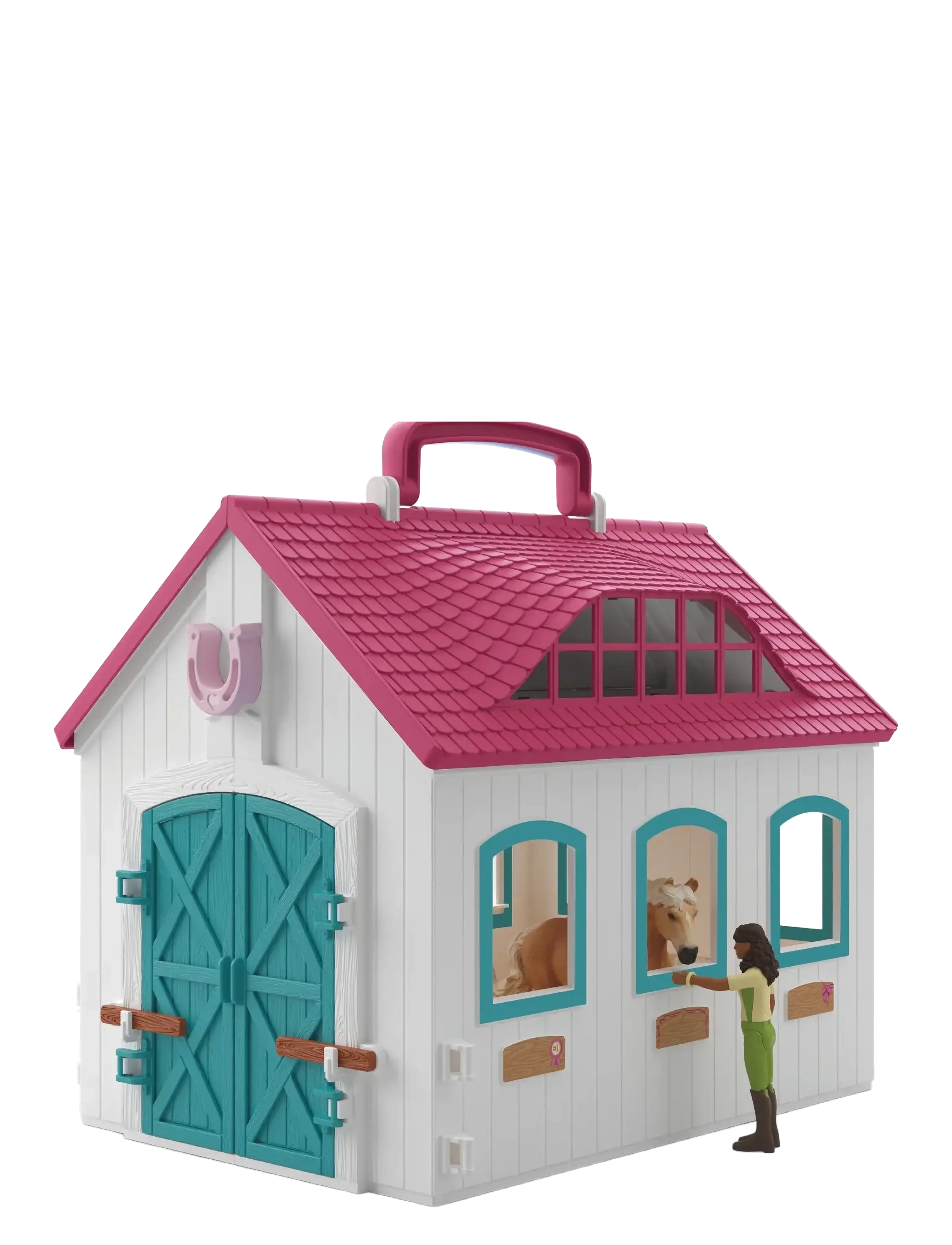 Schleich Schleich Open Stable Little Horseshoe, One Size, Multi/patterned, Legesæt Og Actionfigurer > Legesæt, Børn