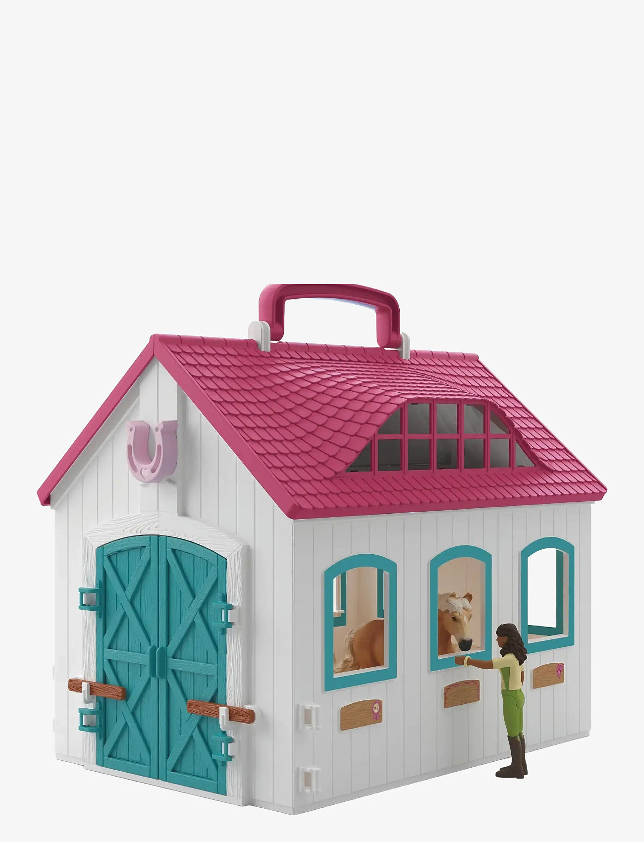 Schleich - Schleich Open Stable Little Horseshoe - legesæt - muti - 0