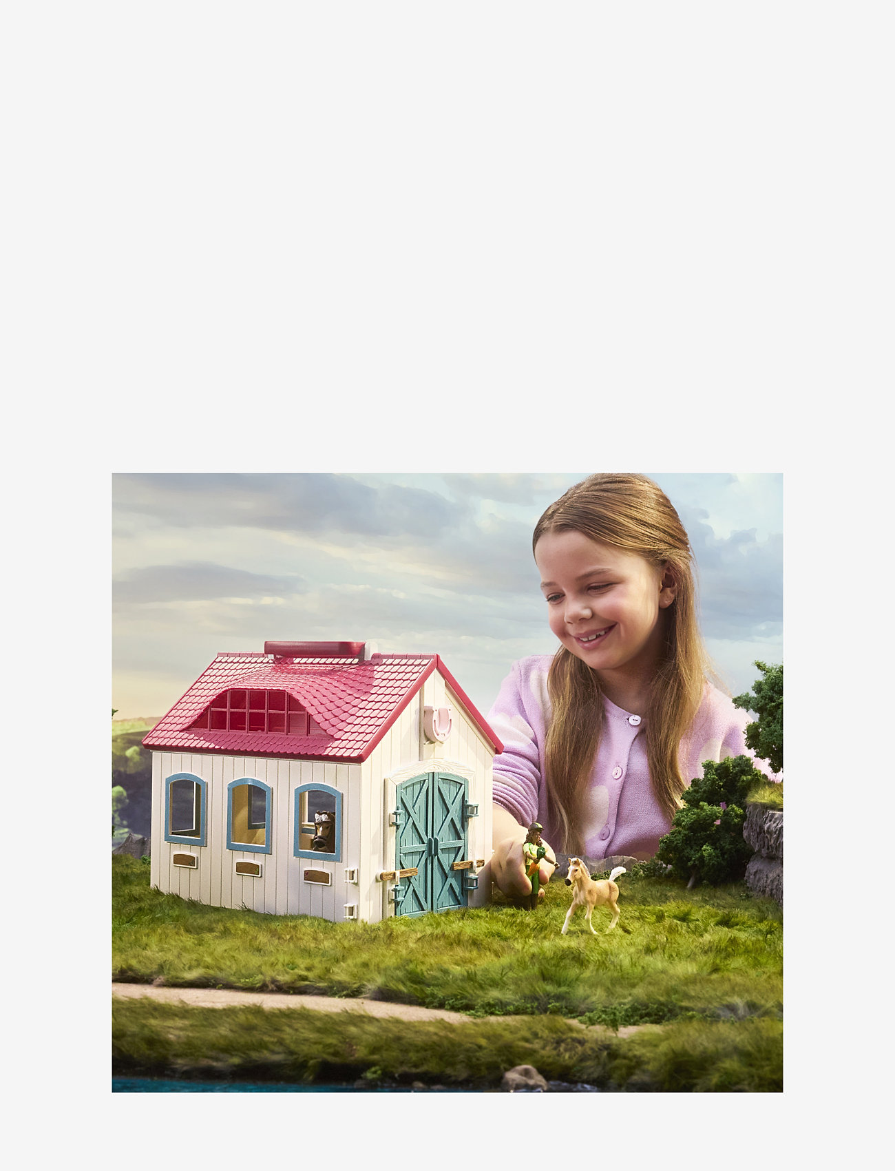 Schleich - Schleich Open Stable Little Horseshoe - legesæt - muti - 1