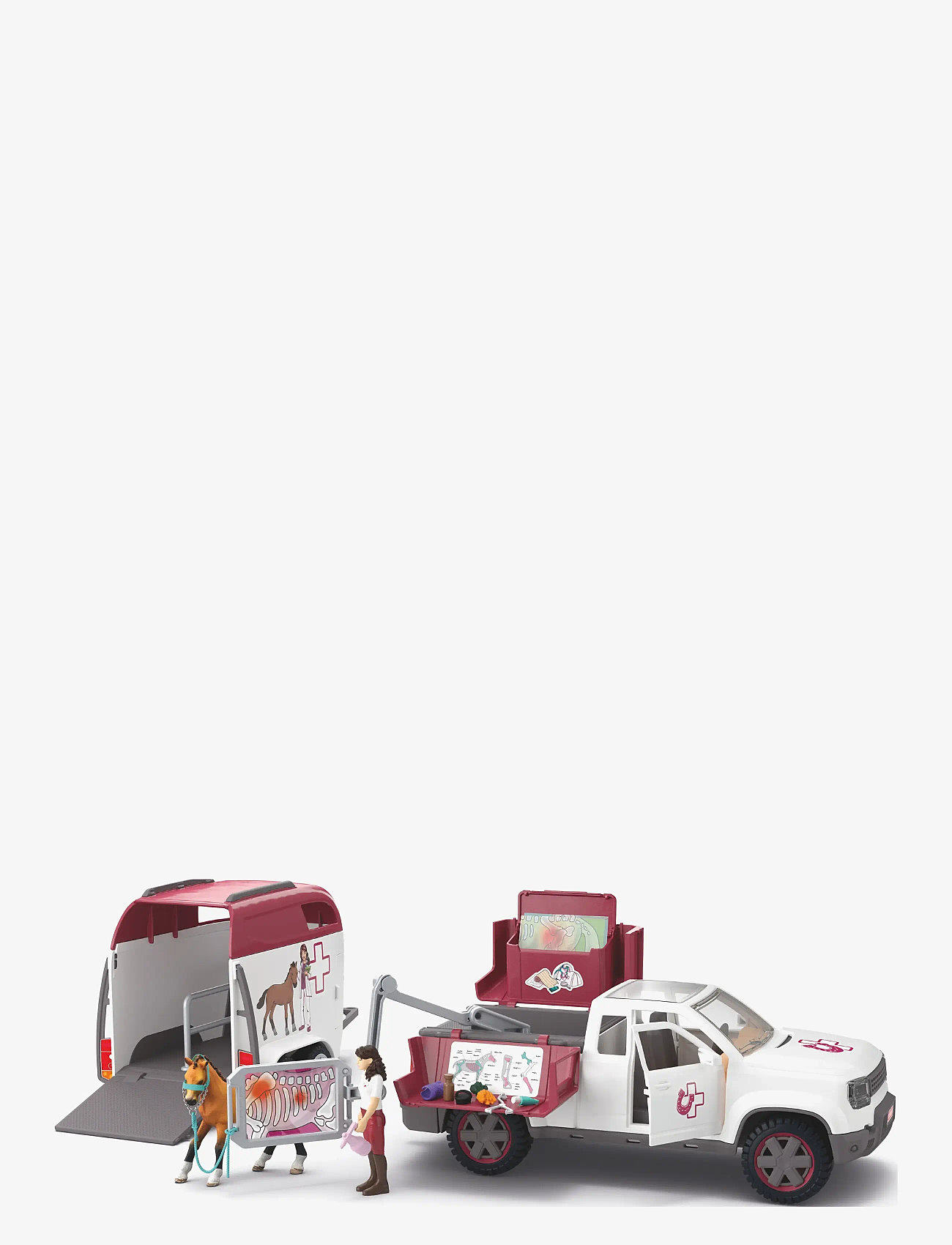 Schleich - Schleich Mobile Vet with Trailer - toy cars - muti - 1