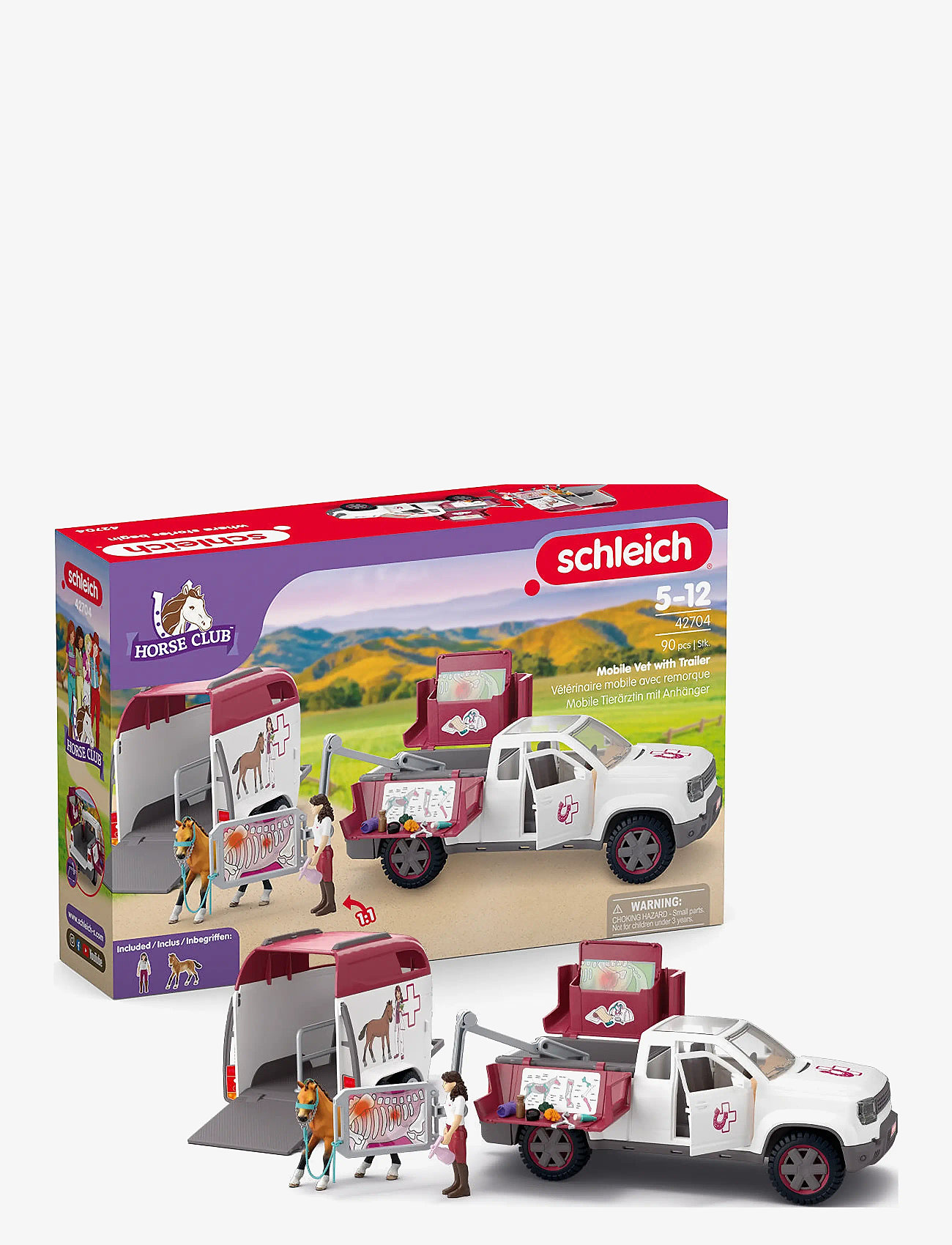 Schleich - Schleich Mobile Vet with Trailer - toy cars - muti - 2
