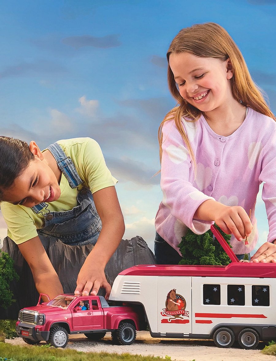 Schleich - Schleich Lakeside Truck and Trailer - leikfangasett - muti - 0