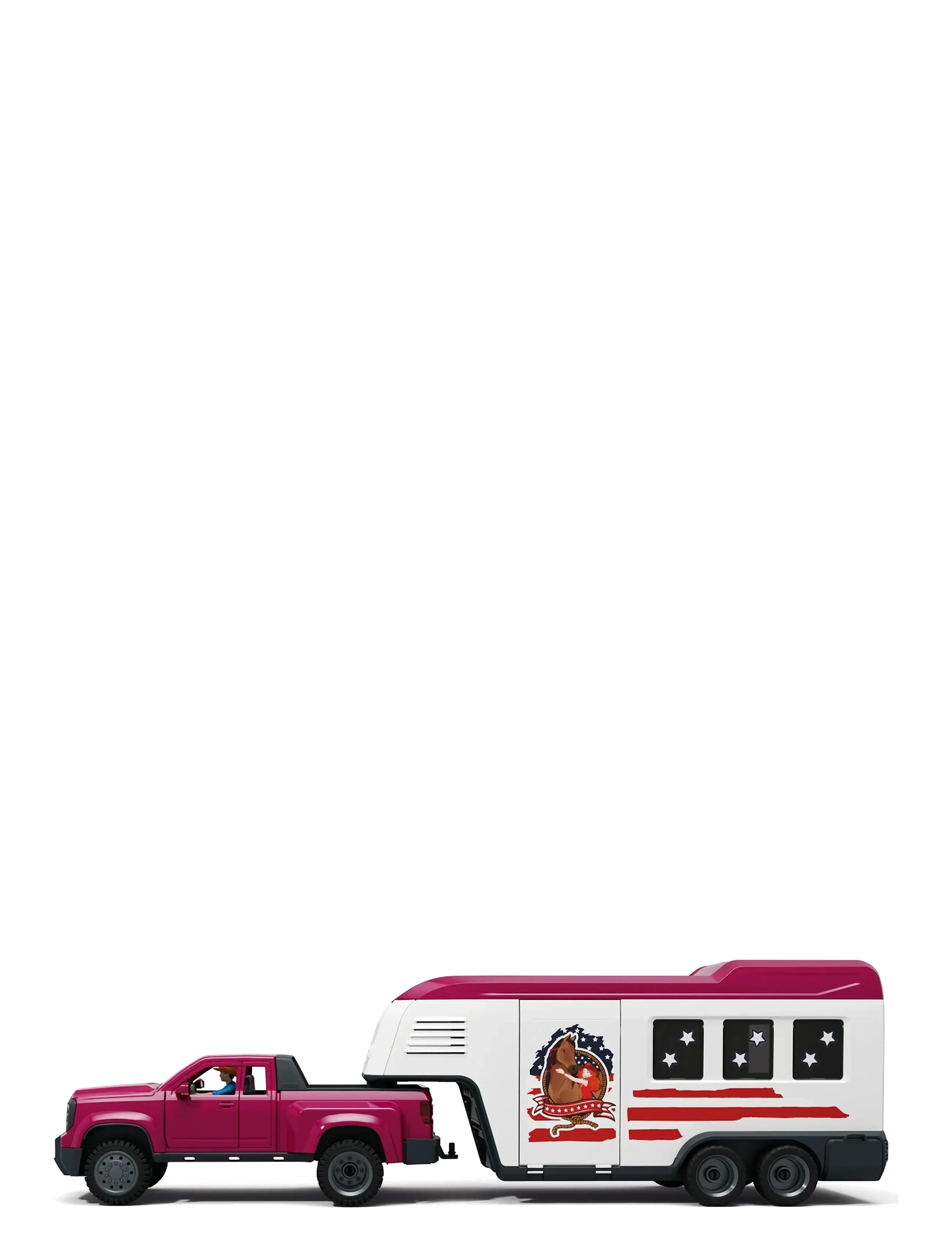Schleich - Schleich Lakeside Truck and Trailer - leikfangasett - muti - 3