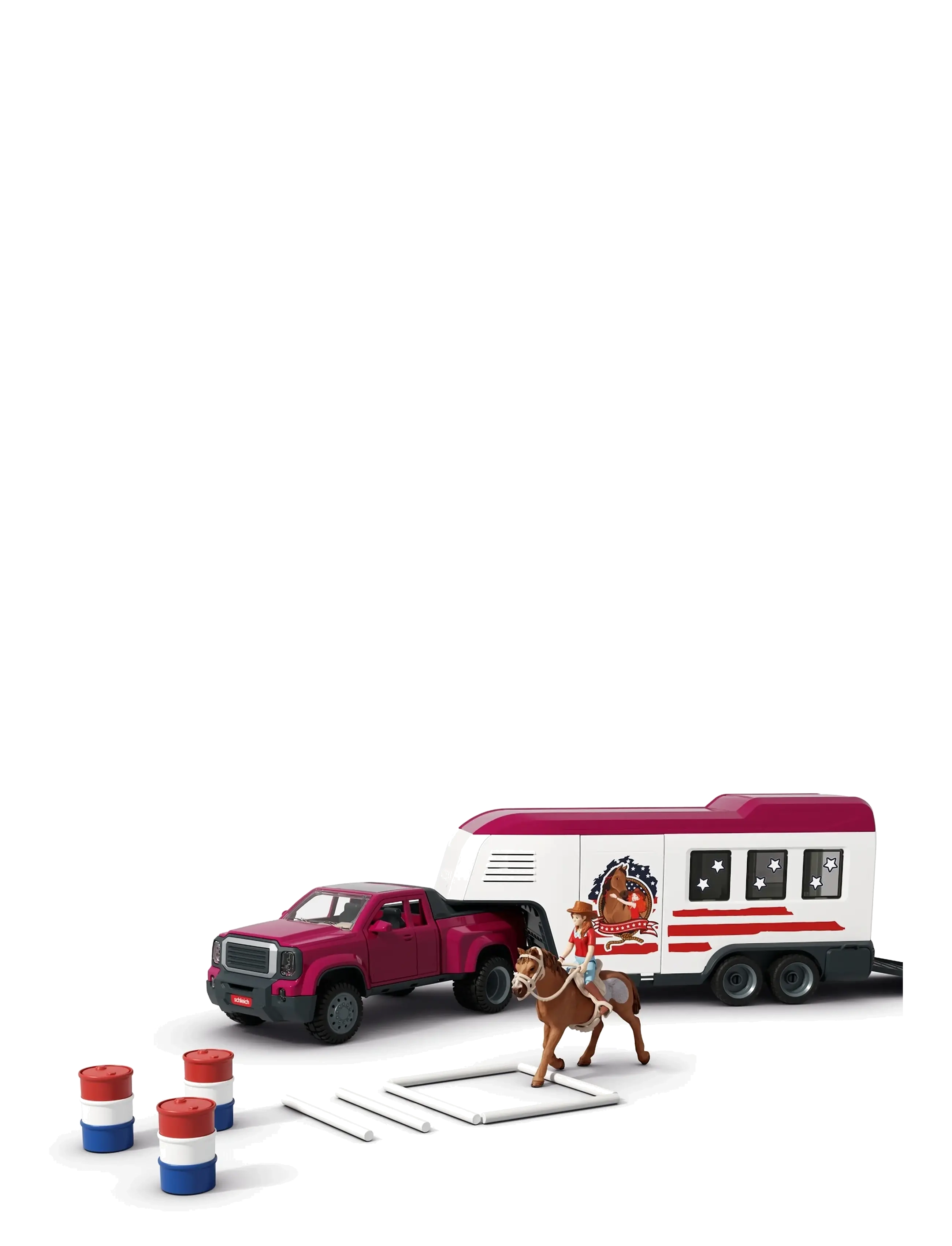 Schleich - Schleich Lakeside Truck and Trailer - leikfangasett - muti - 4