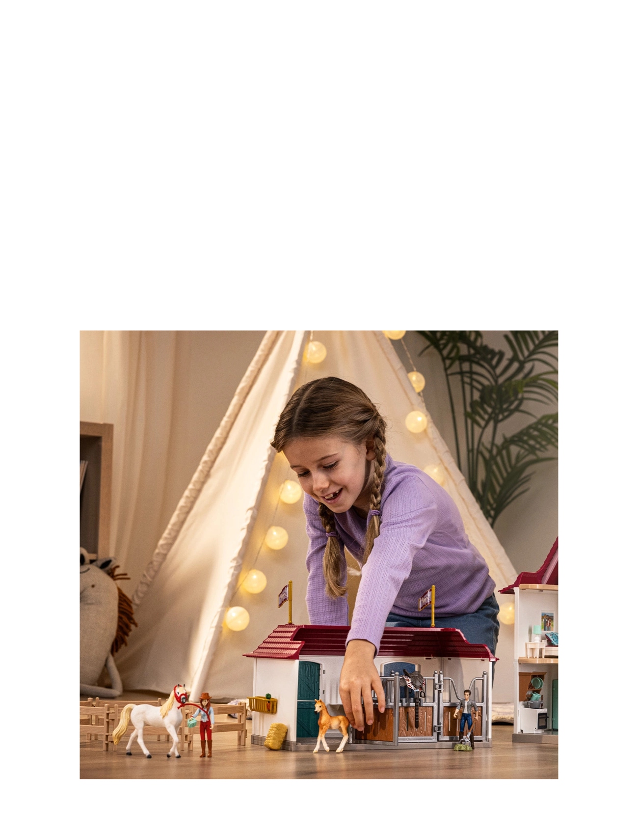 Schleich - Schleich Lakeside Country House and Stable - leikfangasett & fígúrur - muti - 1