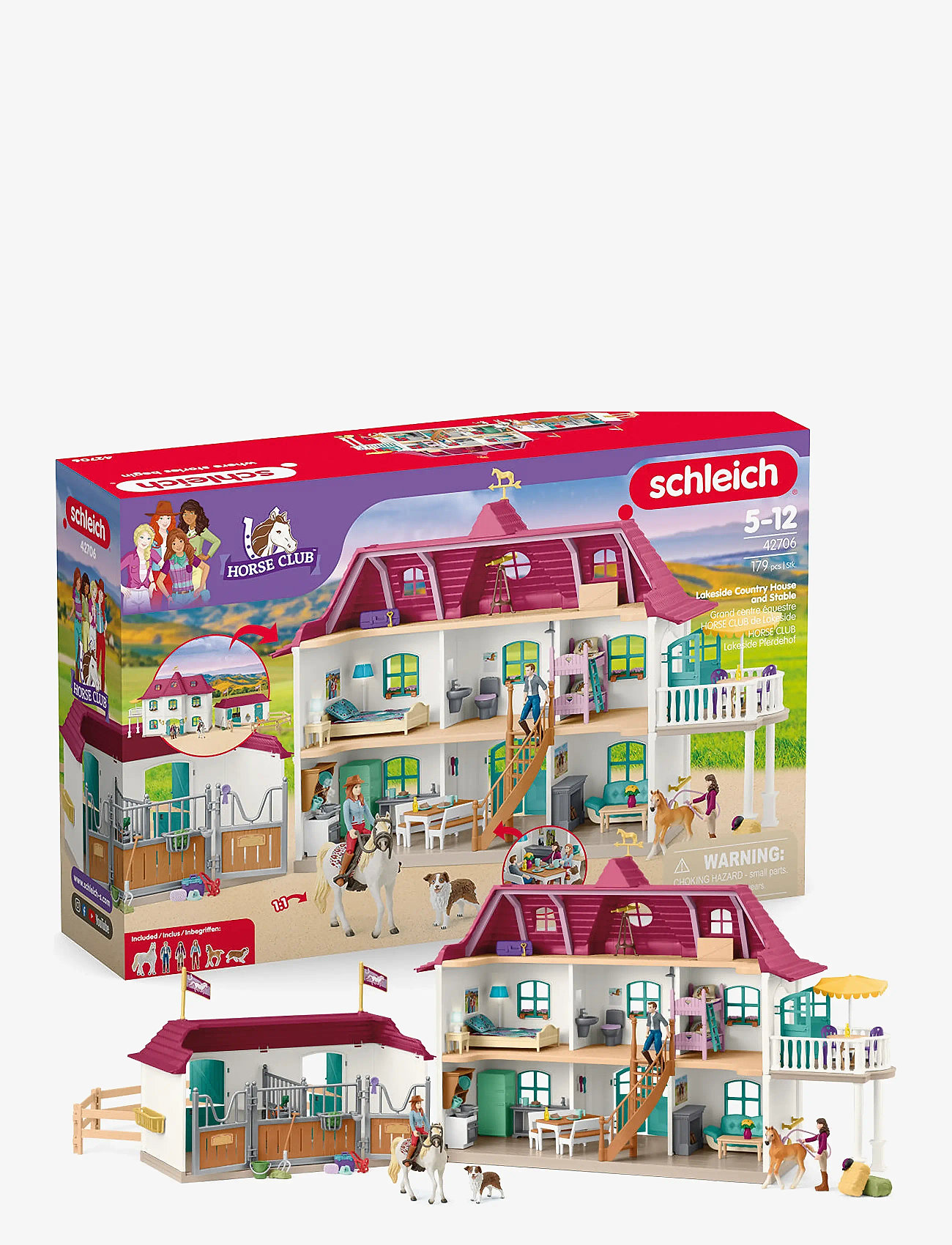 Schleich - Schleich Lakeside Country House and Stable - leikfangasett - muti - 2