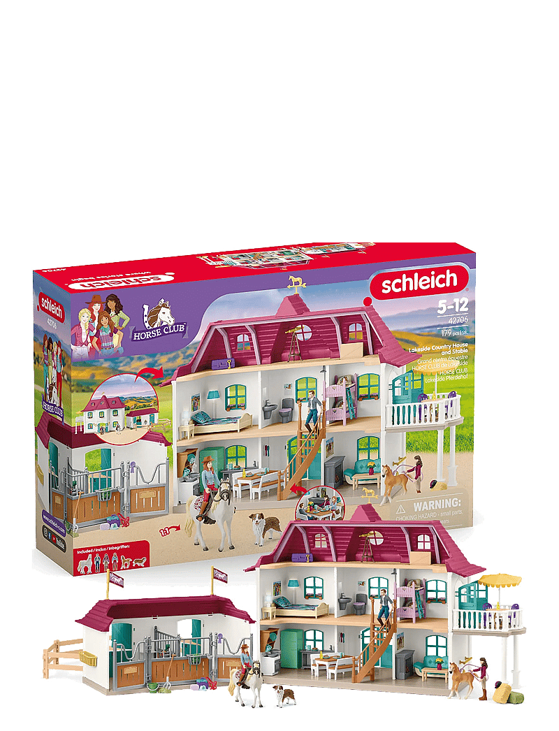 Schleich - Schleich Lakeside Country House and Stable - leikfangasett - muti - 2