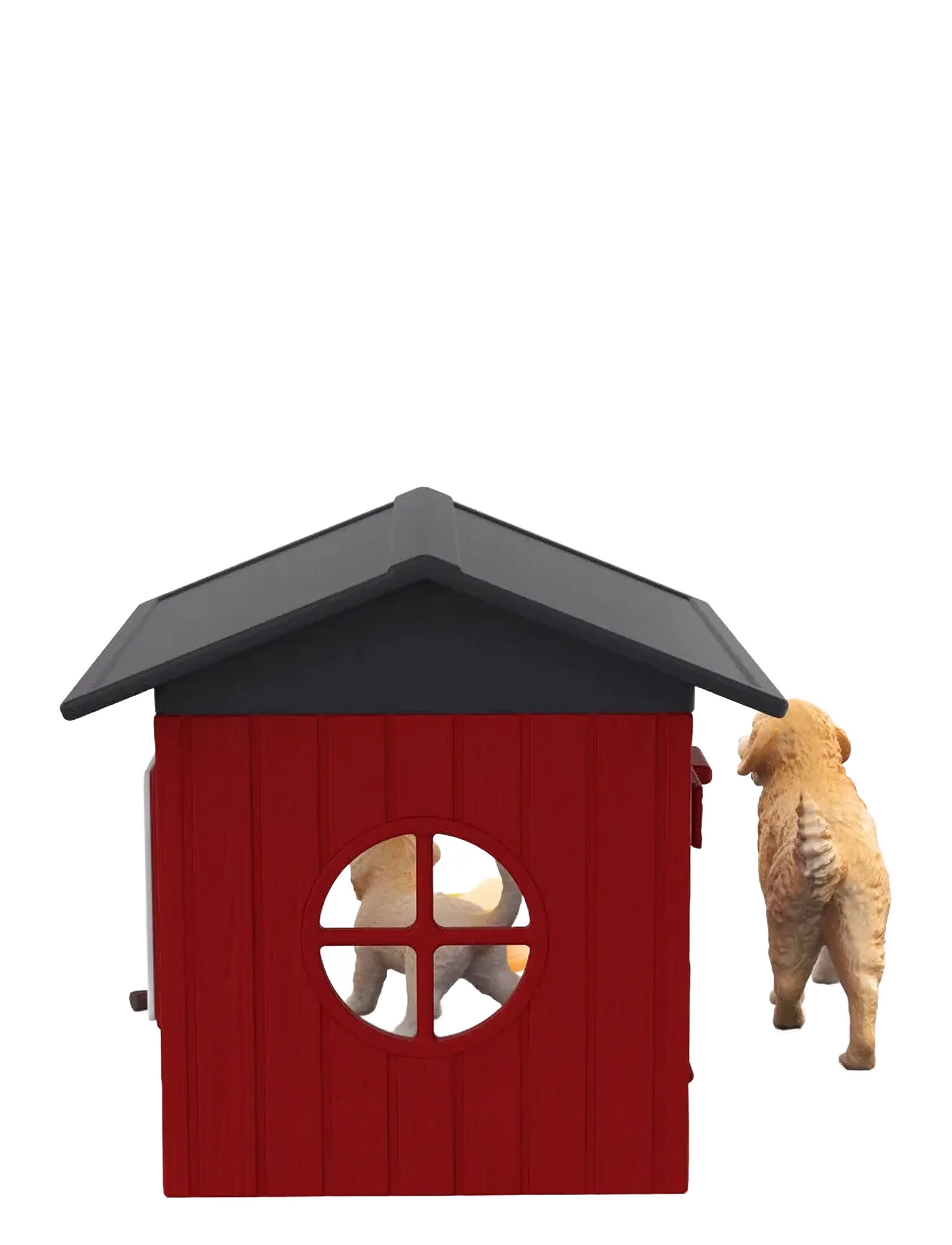 Schleich - Schleich Dog kennel with 2 golden retrievers - legetøjsfigurer & sæt - muti - 2