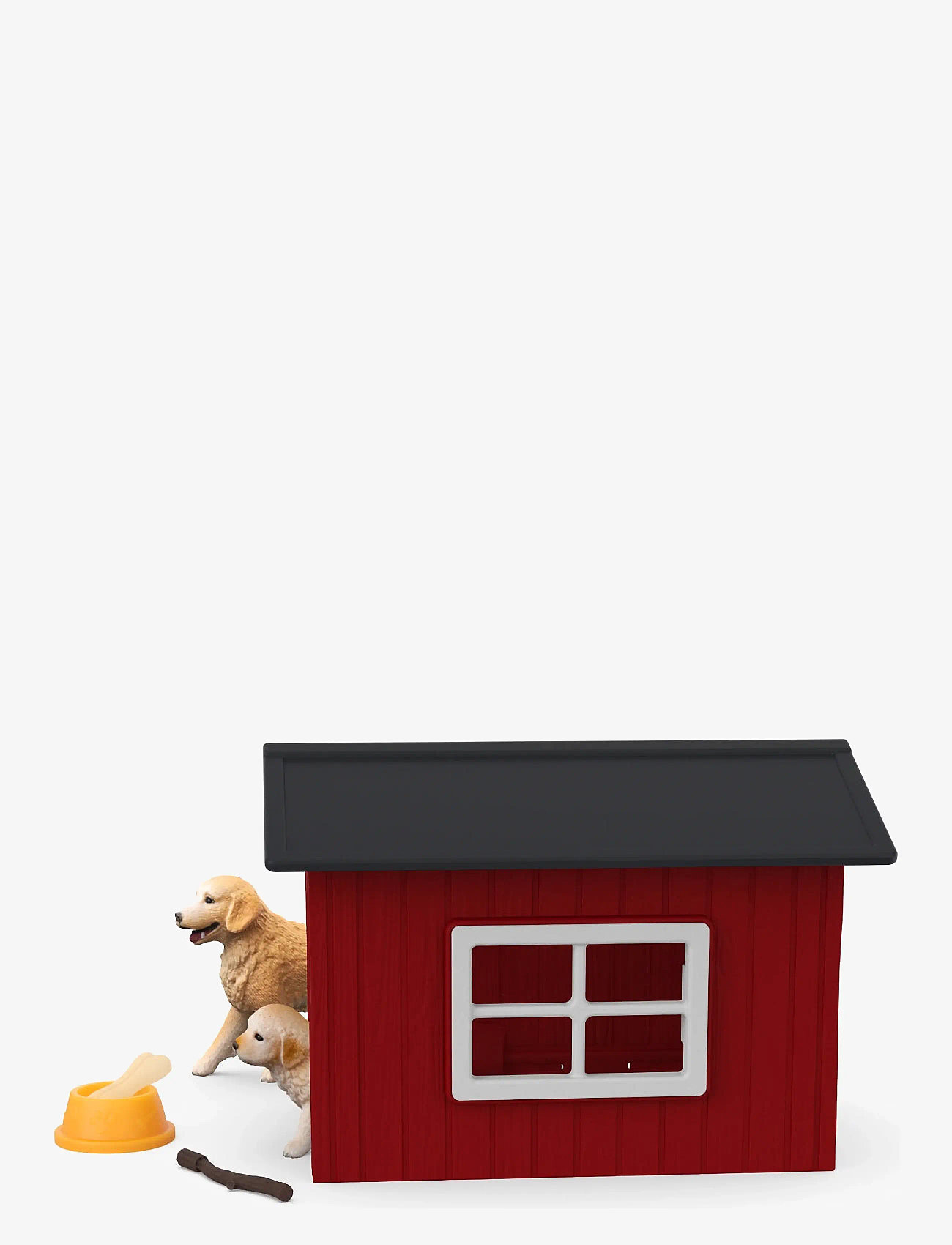Schleich - Schleich Dog kennel with 2 golden retrievers - legesæt - muti - 3