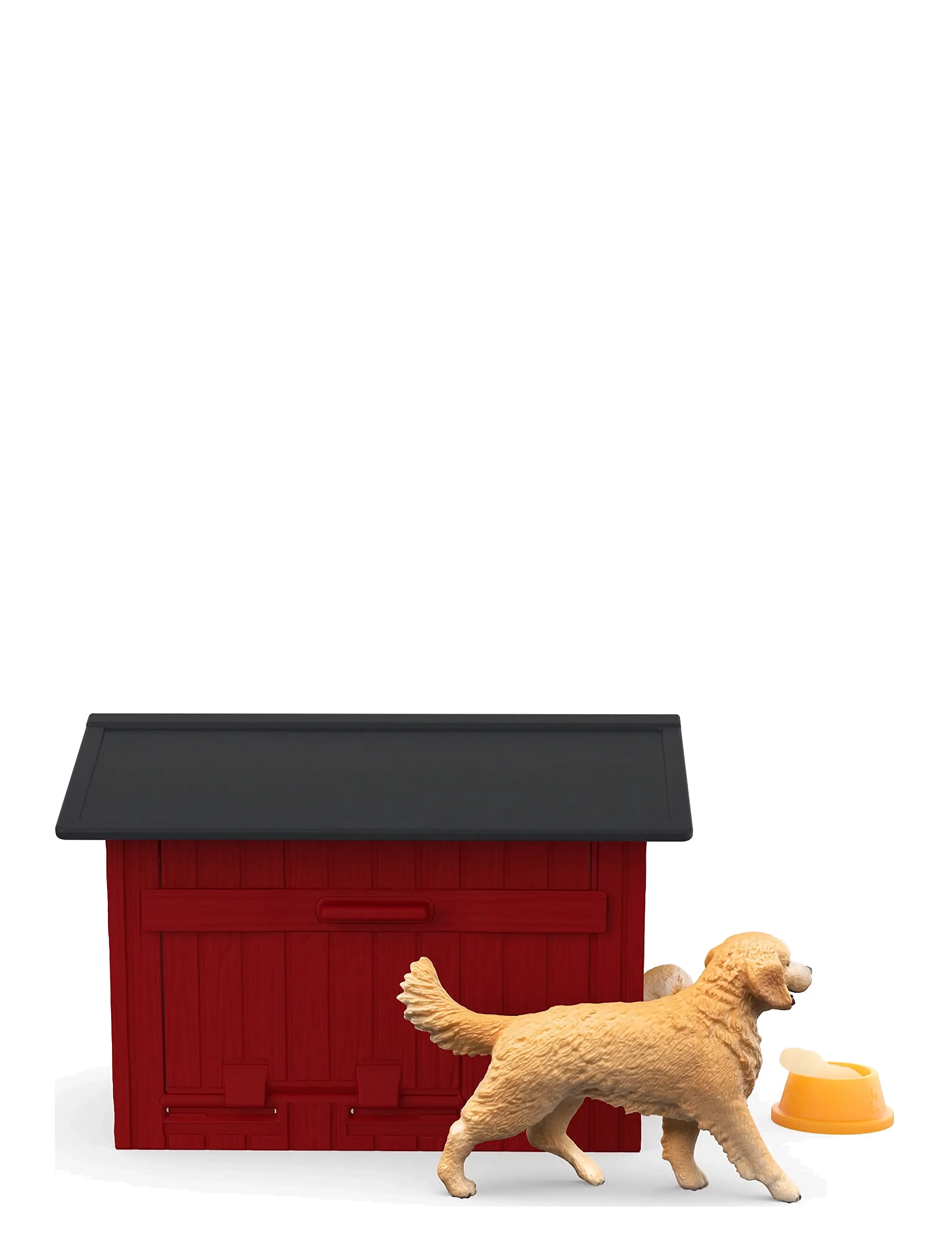 Schleich - Schleich Dog kennel with 2 golden retrievers - legetøjsfigurer & sæt - muti - 4