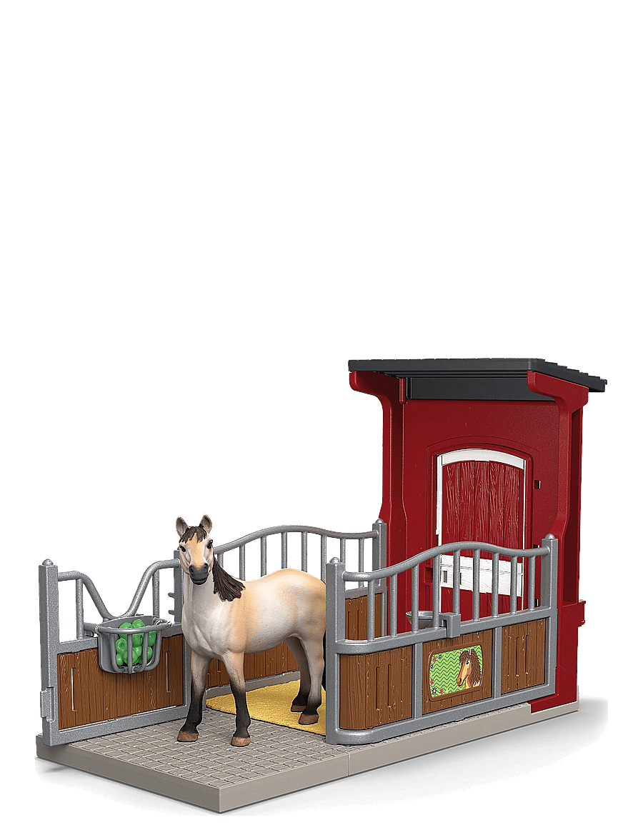 Schleich - Schleich Ponybox with mustang mare - lekset - muti - 1