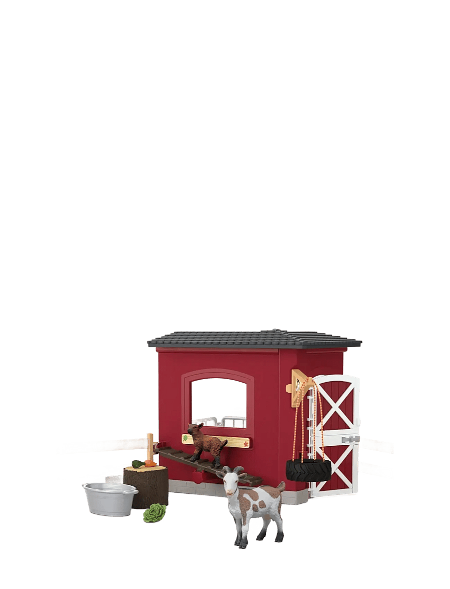 Schleich - Schleich Goat stable - dýr - muti - 0
