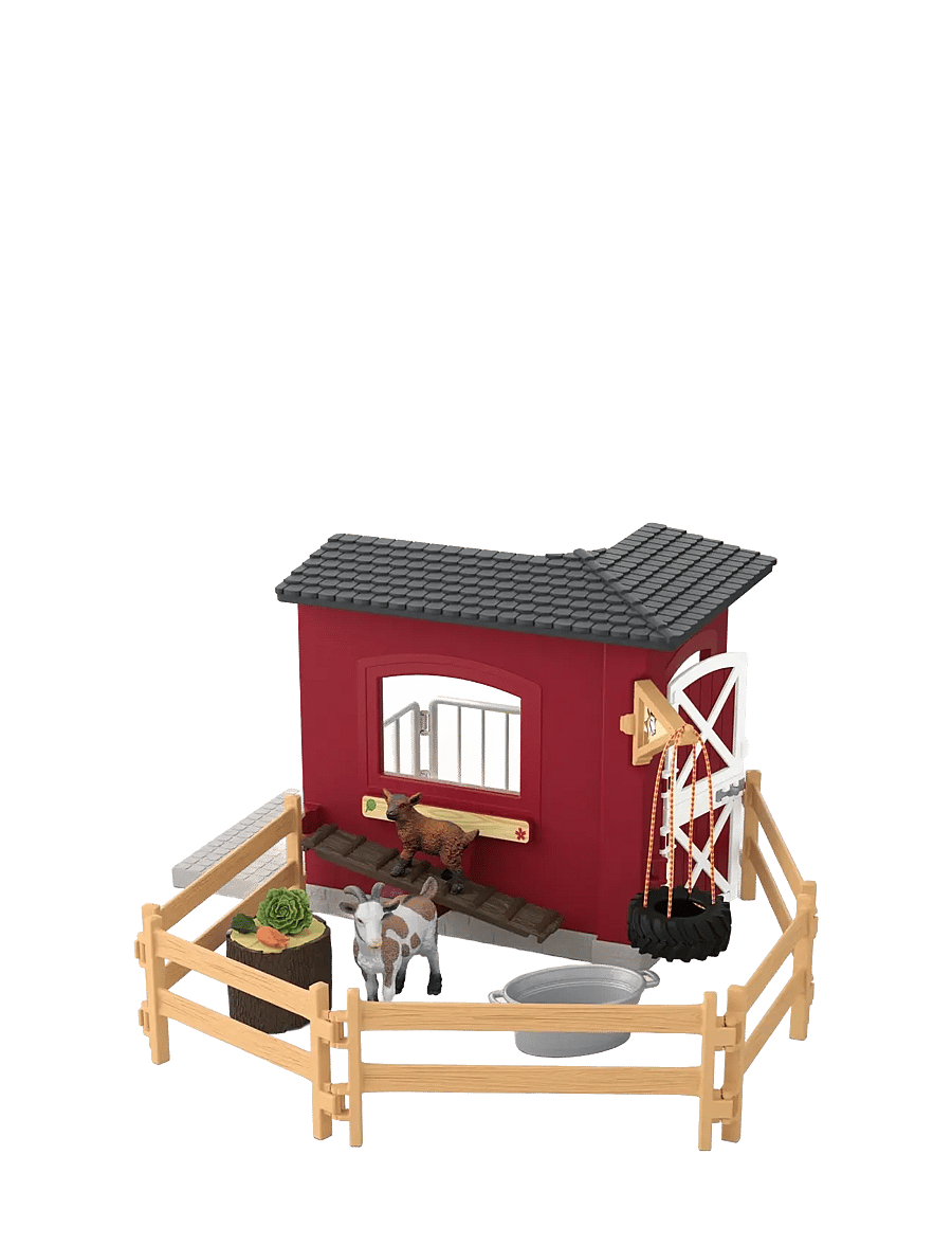Schleich - Schleich Goat stable - dýr - muti - 1