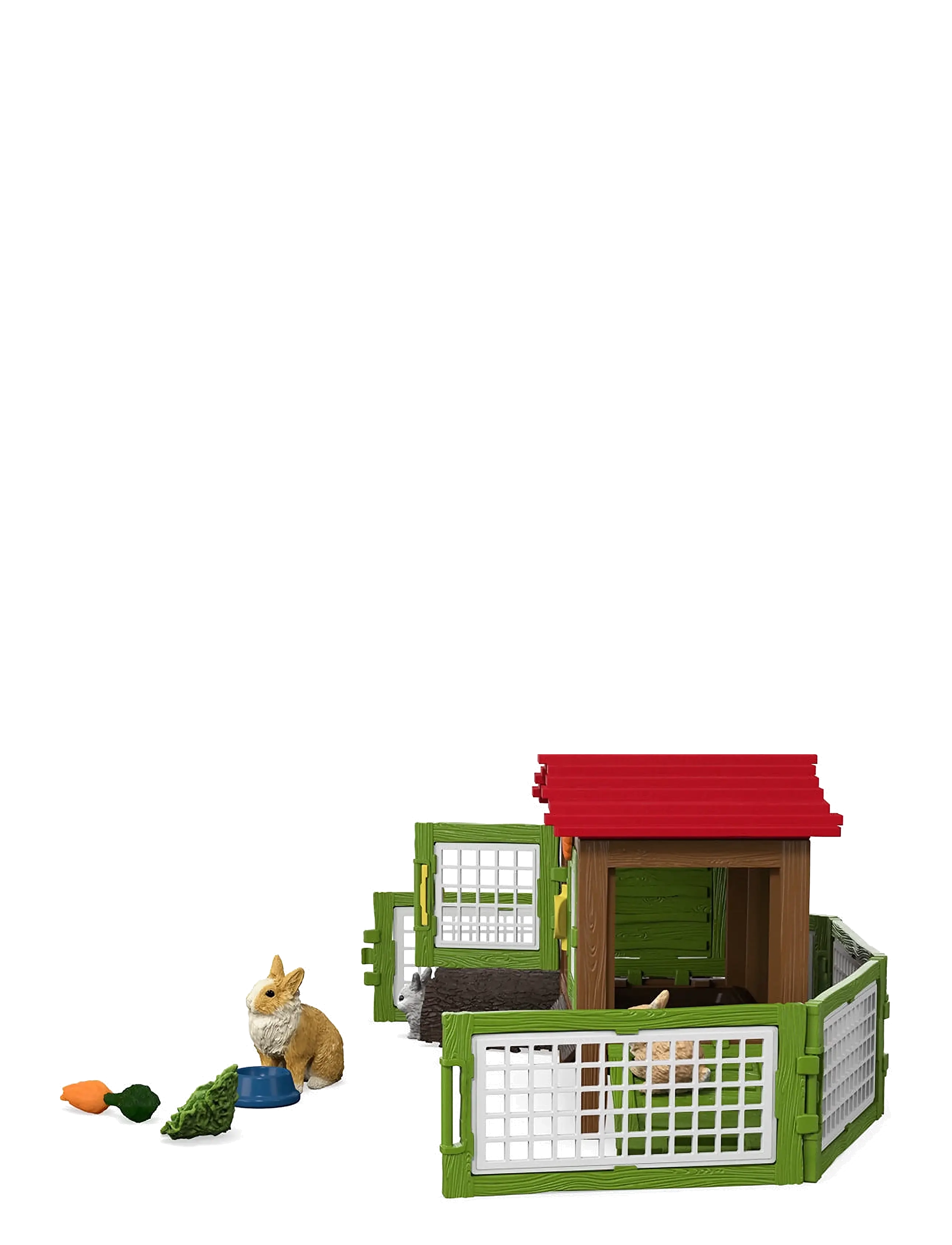 Schleich - Schleich Rabbit hutch with 3 rabbits - lekesett - muti - 4
