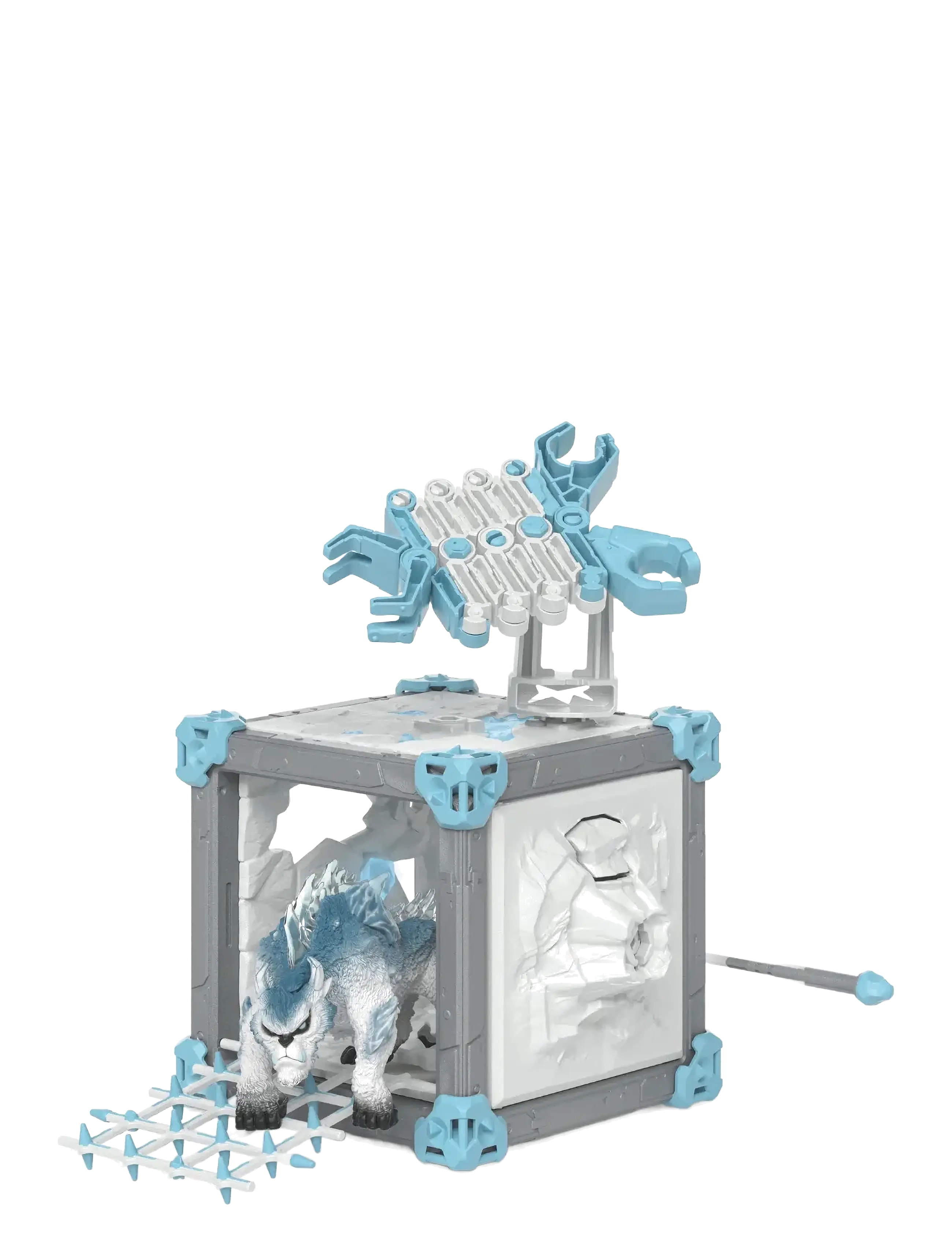 Schleich - Schleich BattleCave Snow Slasher - legesæt - muti - 1