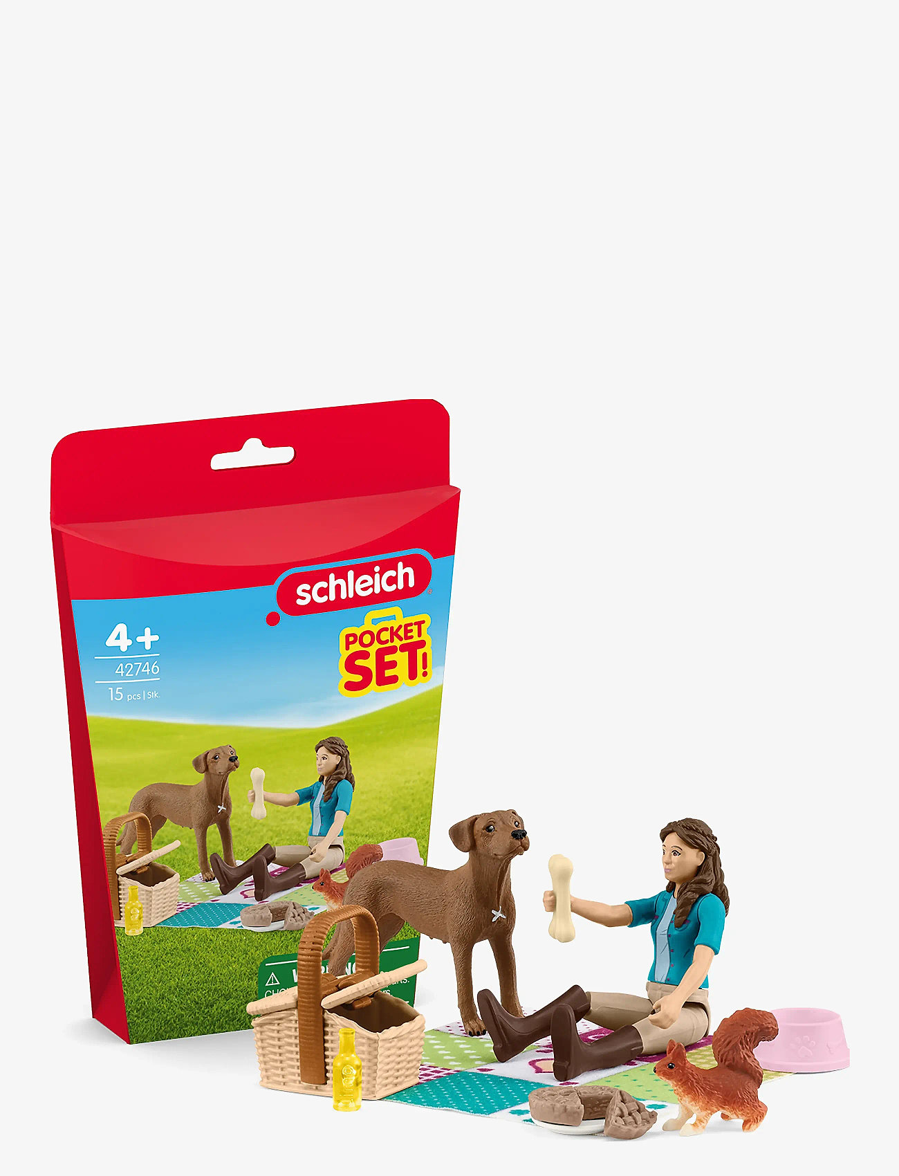 Schleich - Schleich Pocket Set Picnic with Lisa - legesæt - muti - 0