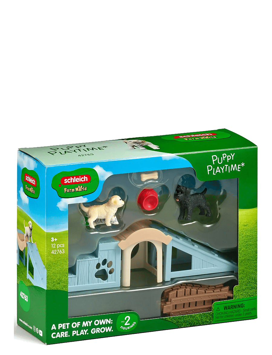 Schleich - Schleich Adventure fun for little puppies - dyr - multi - 0