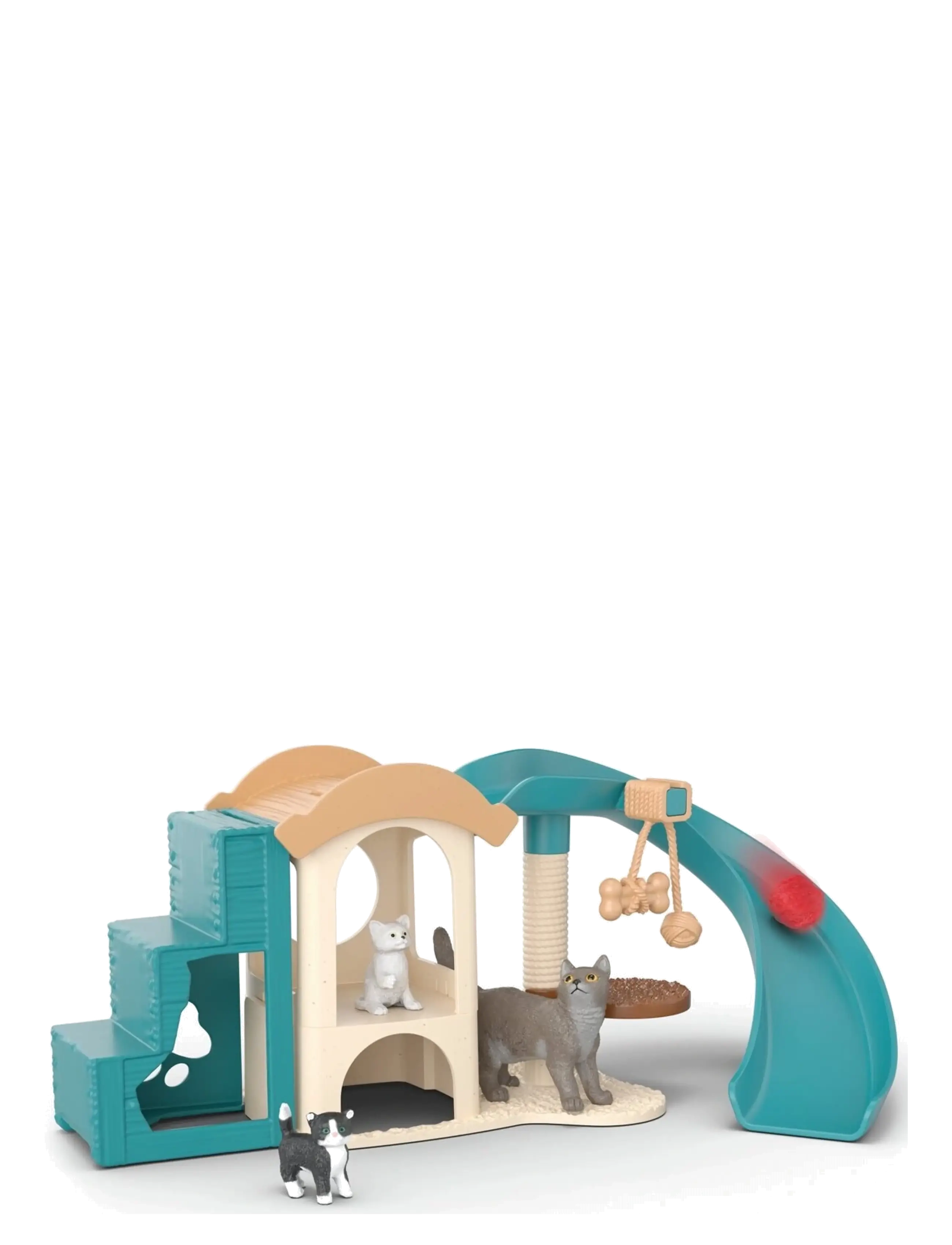 Schleich Schleich Playfun For Cats, One Size, Multi/patterned, Legesæt Og Actionfigurer > Legesæt, Børn
