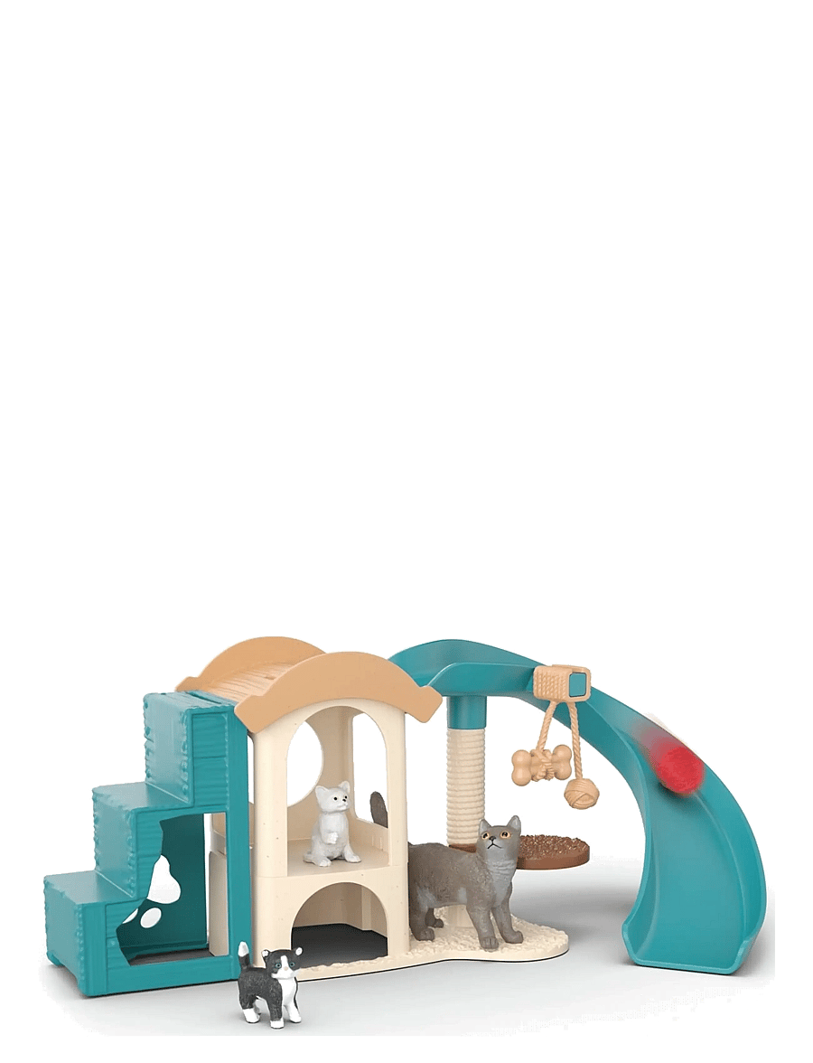 Schleich - Schleich Playfun for cats - lekset - multi - 1