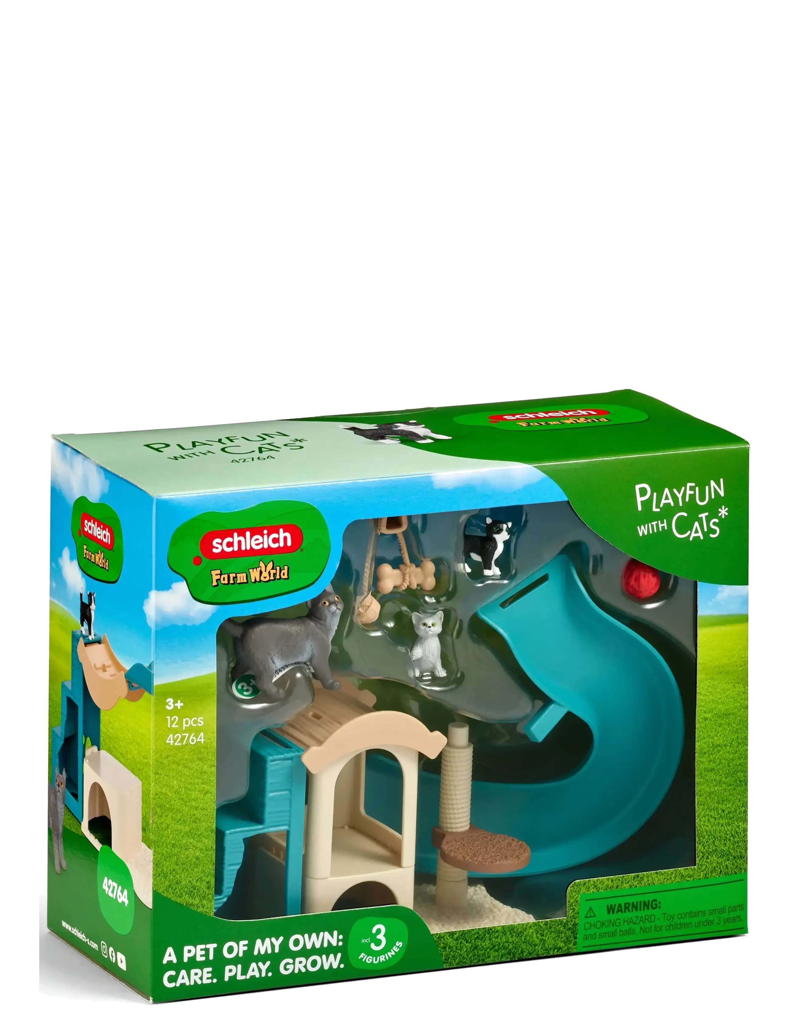 Schleich - Schleich Playfun for cats - legesæt - multi - 1