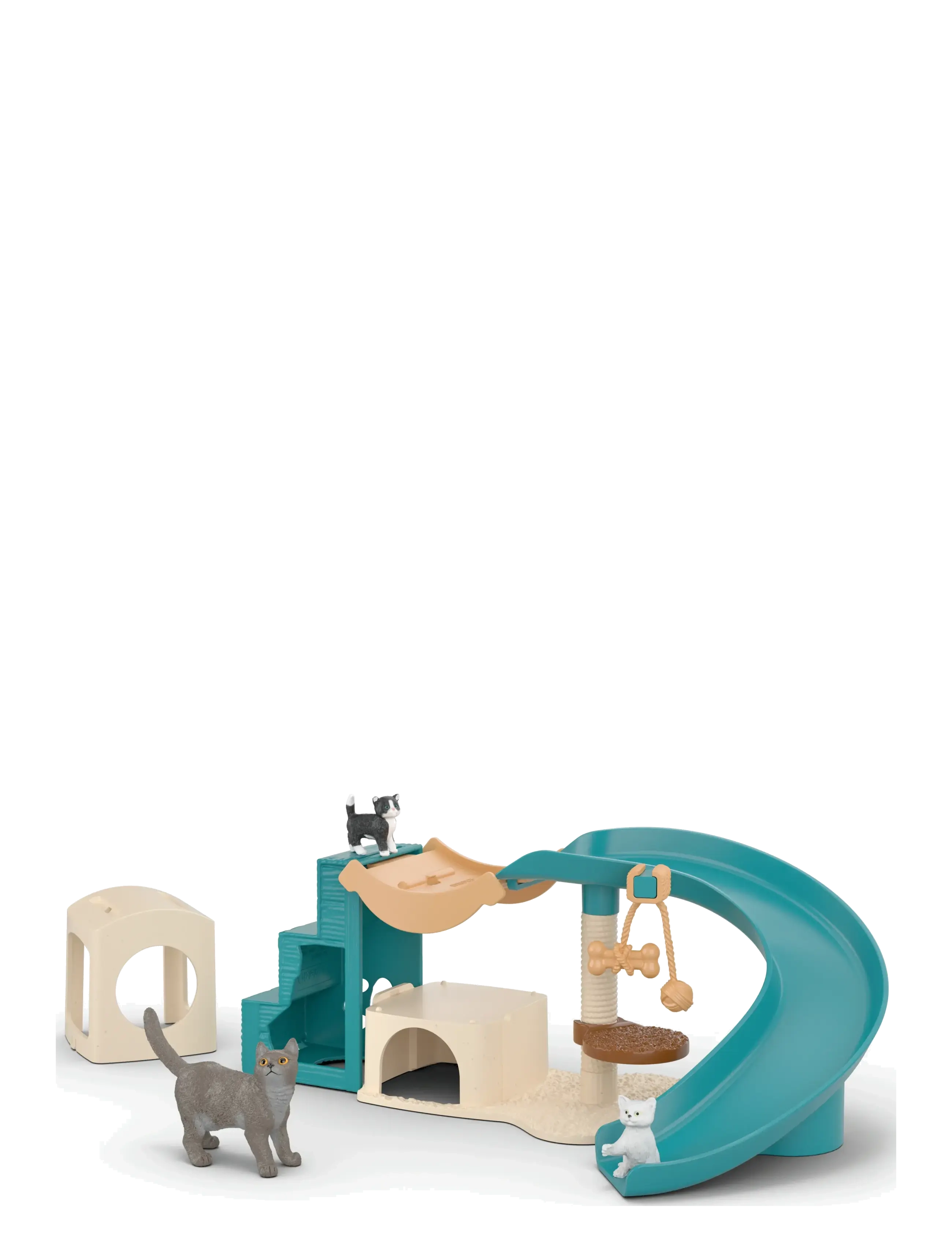 Schleich - Schleich Playfun for cats - legesæt - multi - 2