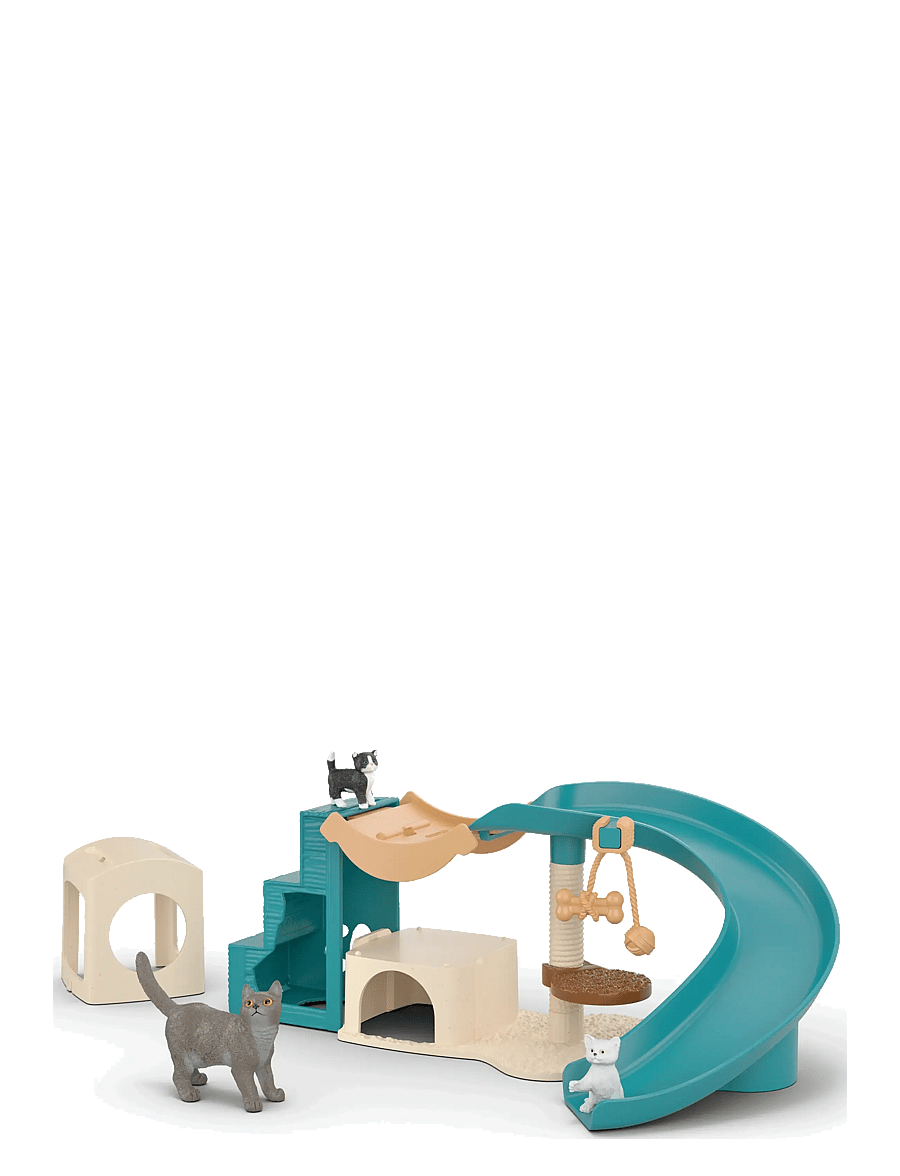 Schleich - Schleich Playfun for cats - lekset - multi - 3