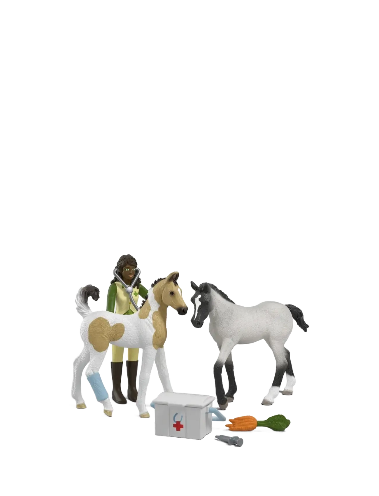 Schleich Schleich Sarahs First Aid Kit, One Size, White, Legesæt & Actionfigurer > Dyr, Børn