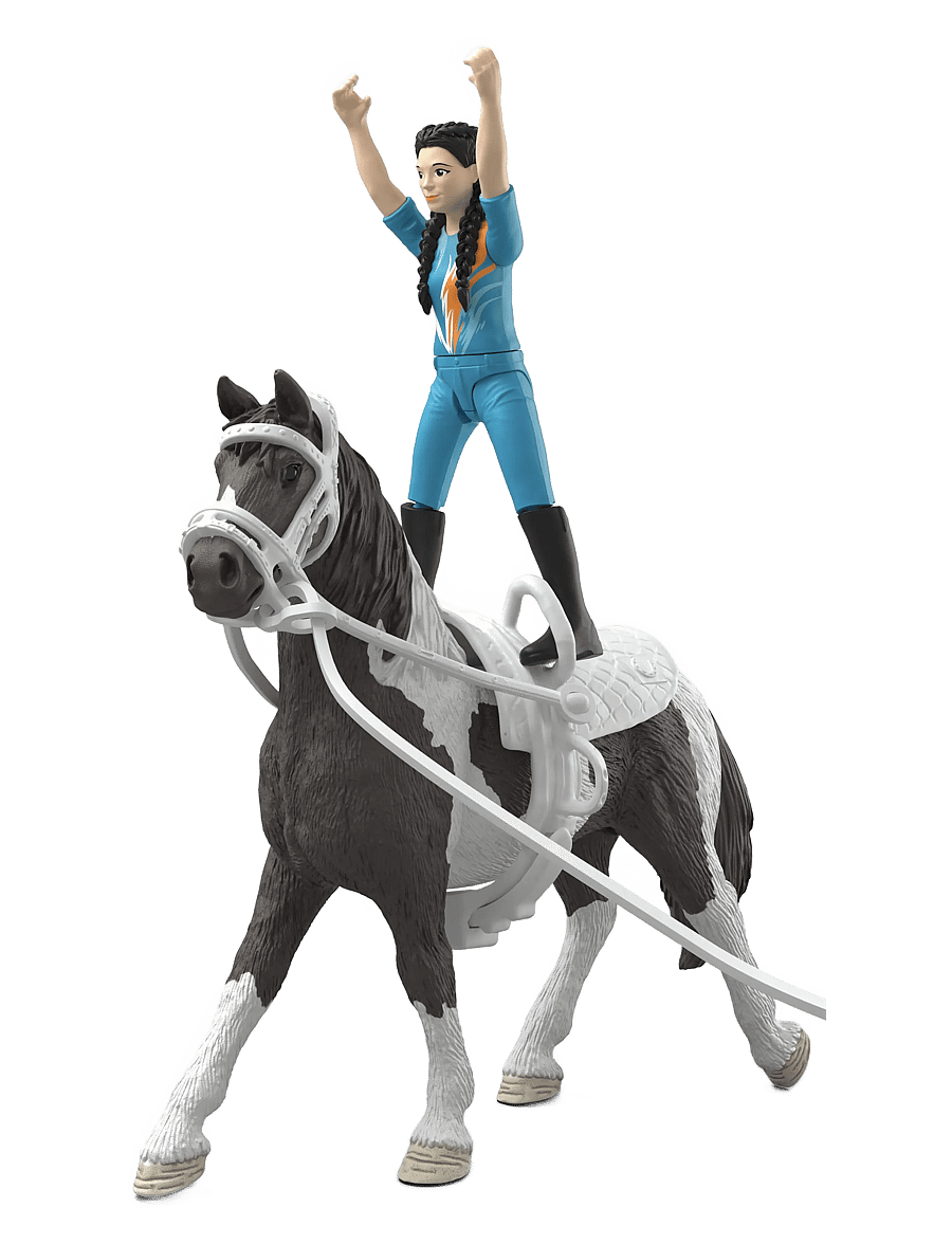 Schleich - Schleich Kim's Vaulting Set - lekset - multi - 4
