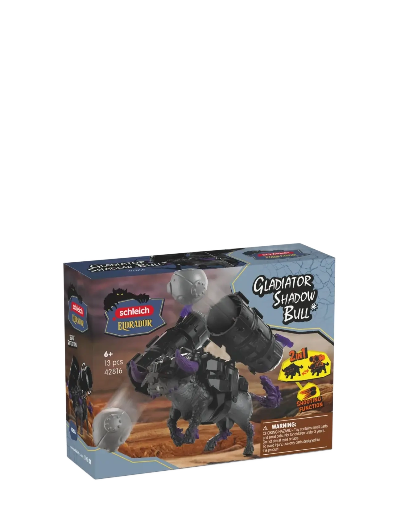 Schleich - Schleich Gladiator Shadow Bull - actionfigurer - multi - 2
