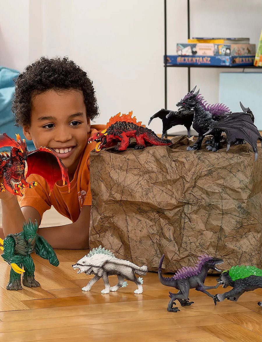 Schleich - Schleich Magma Lizard - film & sagofigurer - multi - 3