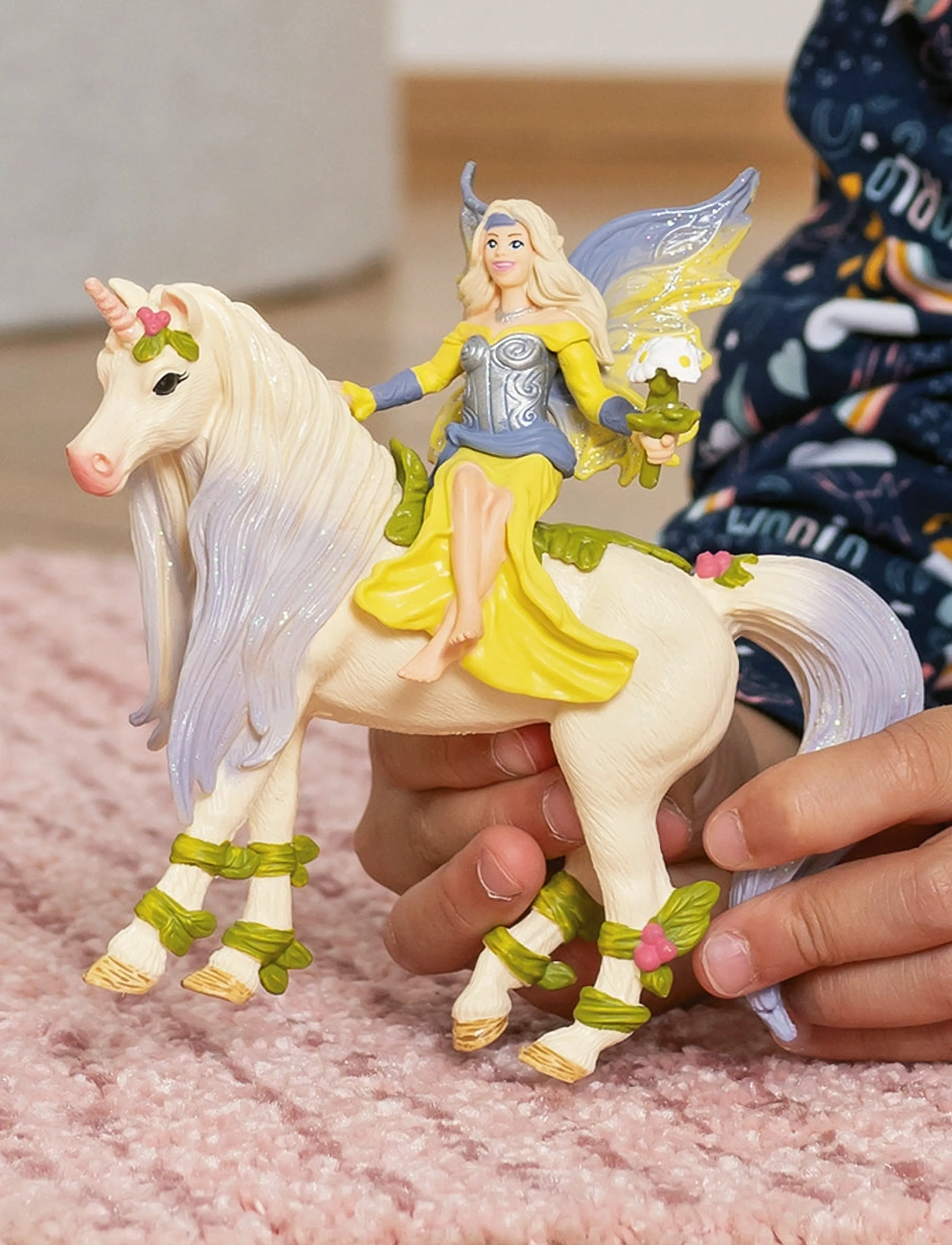 Schleich Fairy Sera With Blossom Unicorn, Børn, Dyr, Multi/mønstret, Str: ONE SIZE