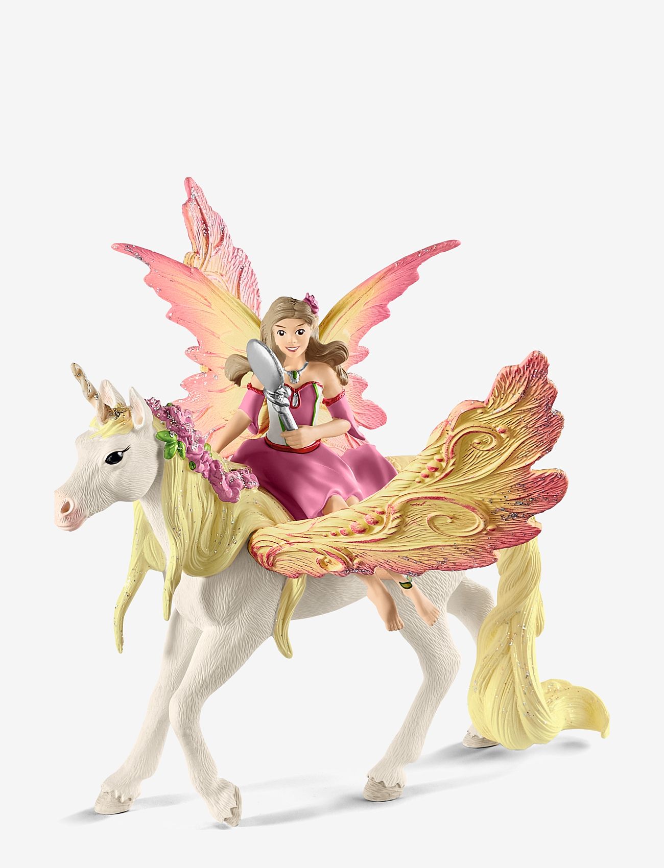 Schleich - Schleich Fairy Feya with Pegasus unicorn - laveste priser - multi - 0